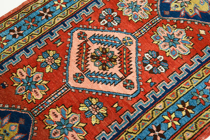 Antique Persian Heriz Runner, 212 × 89 cm, Circa 1900