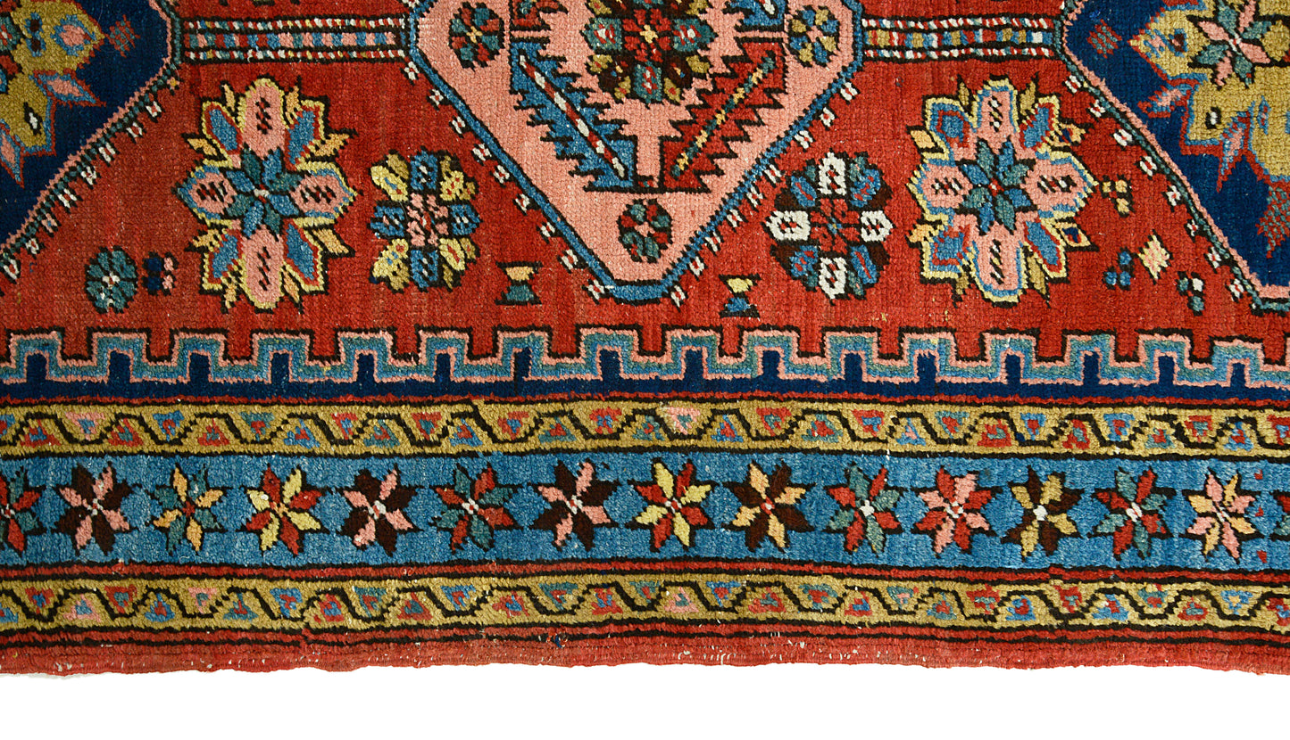 Antique Persian Heriz Runner, 212 × 89 cm, Circa 1900