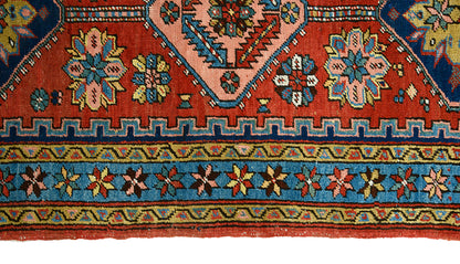 Antique Persian Heriz Runner, 212 × 89 cm, Circa 1900