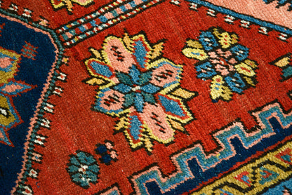 Antique Persian Heriz Runner, 212 × 89 cm, Circa 1900