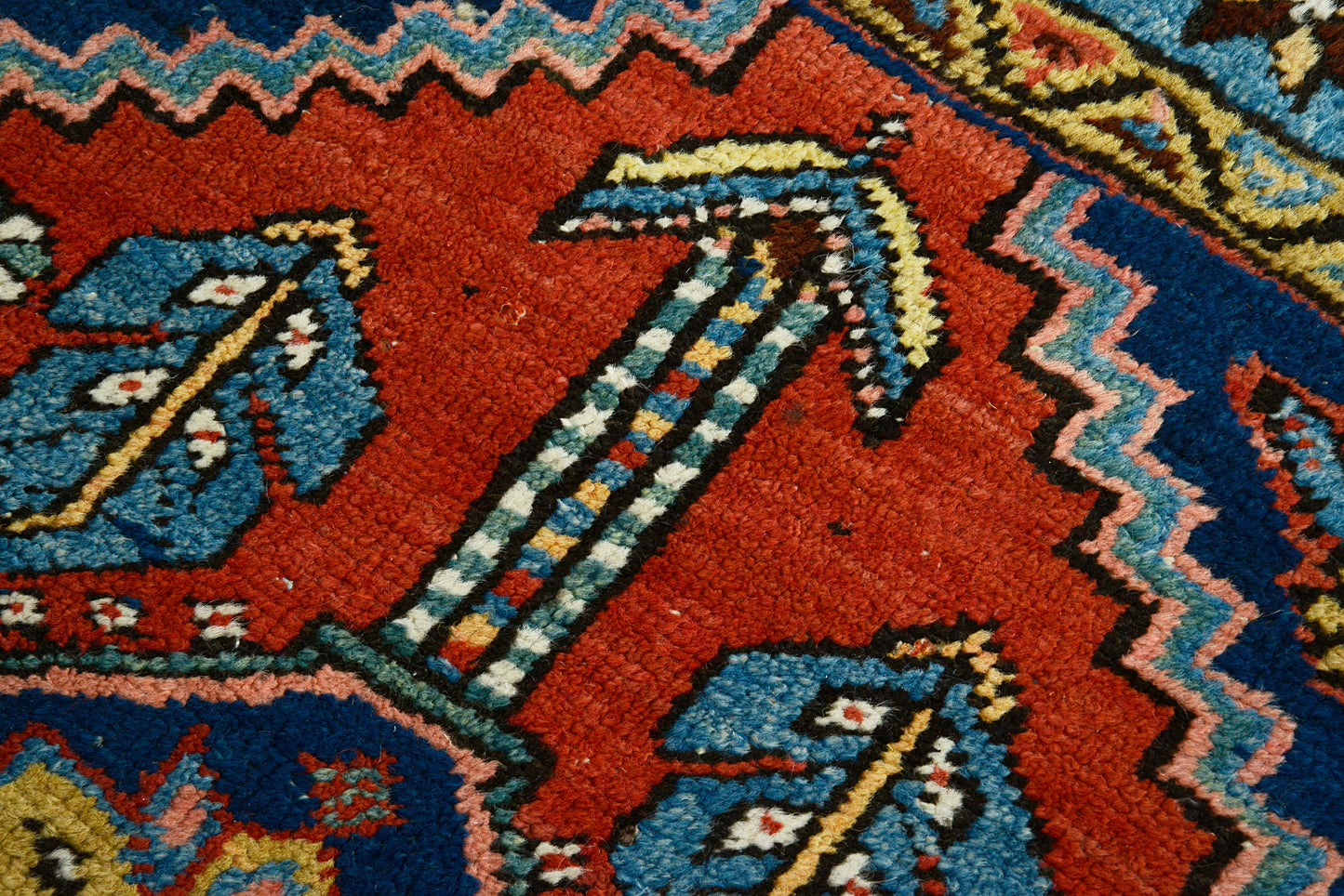 Antique Persian Heriz Runner, 212 × 89 cm, Circa 1900
