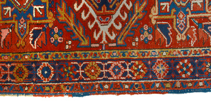 Antique Persian Heriz Rug, 130 × 96 cm, Circa 1930