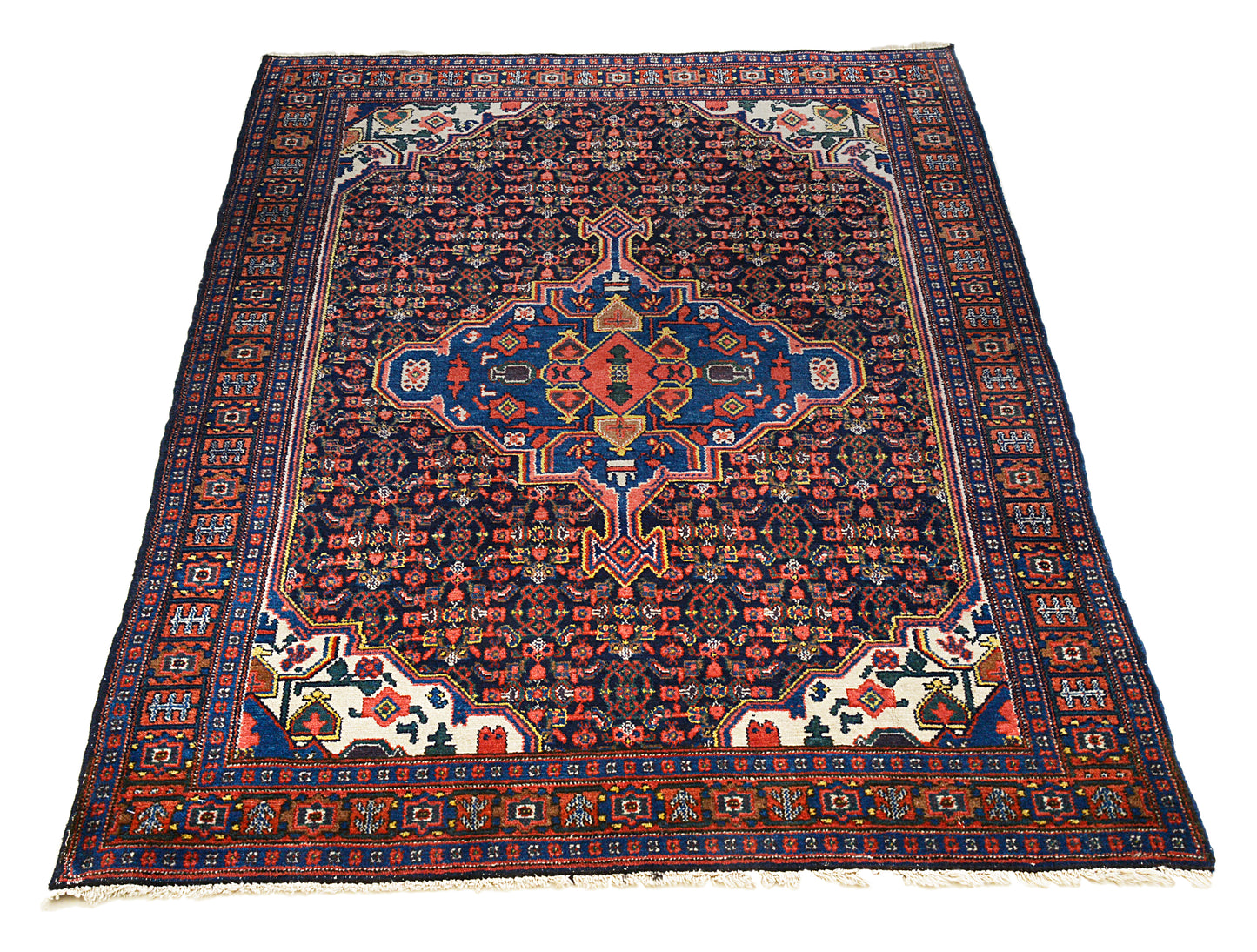 Antique Persian Senneh Rug, 145 × 108 cm, Circa 1920