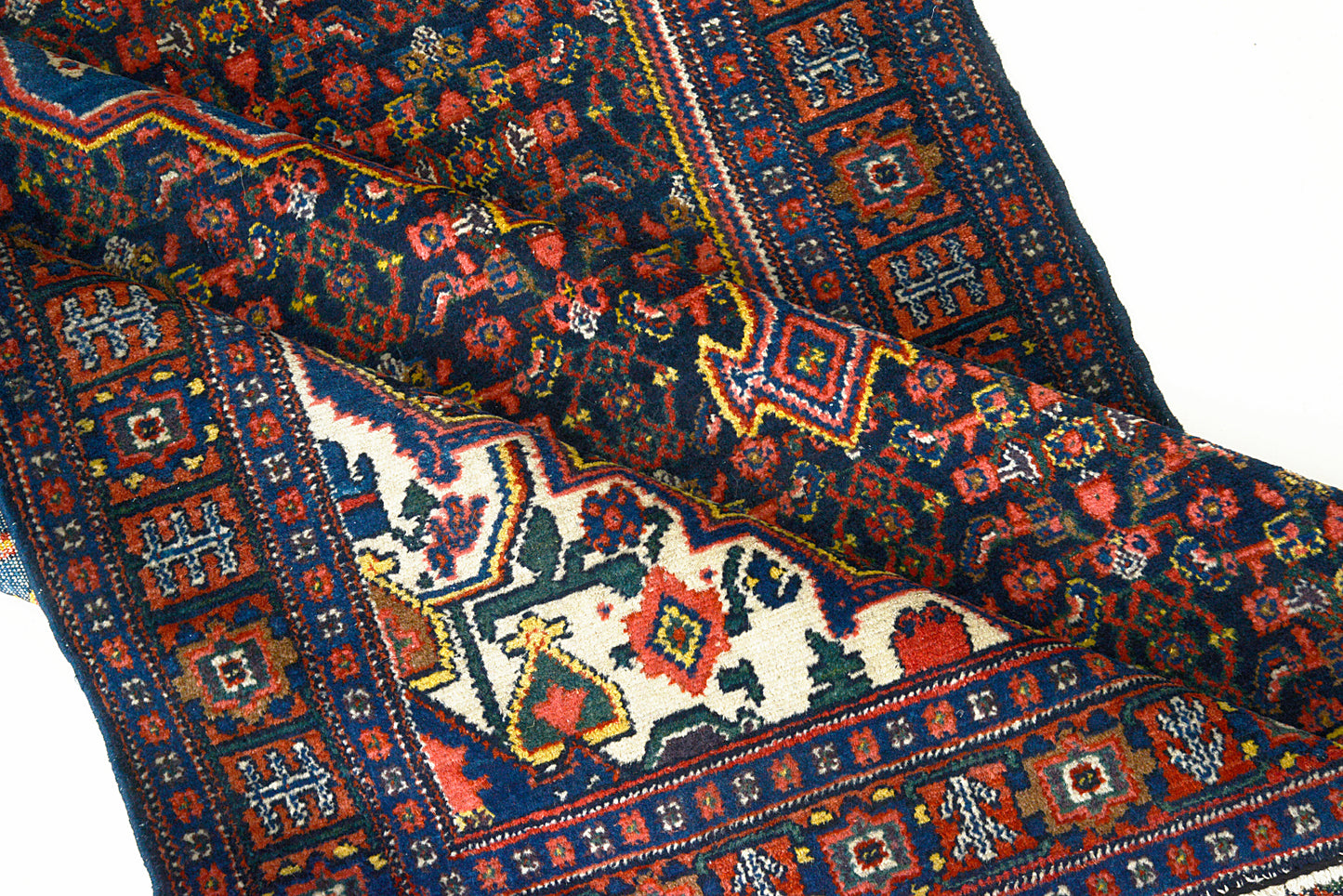 Antique Persian Senneh Rug, 145 × 108 cm, Circa 1920