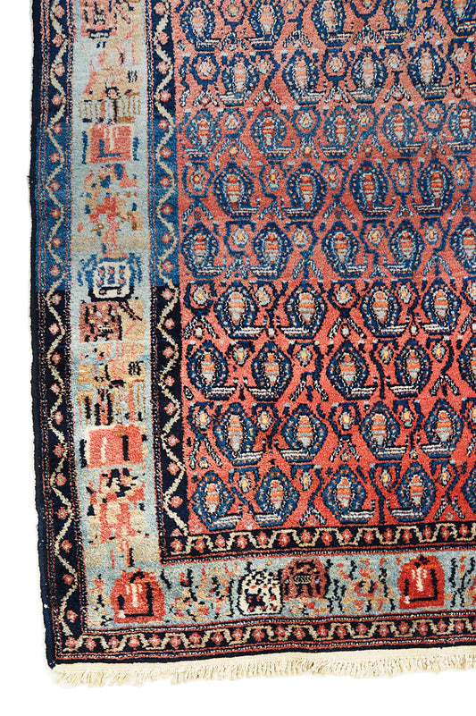 Antique Persian Senneh Rug, 148 × 117 cm, Circa 1930