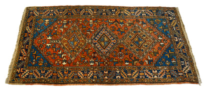 Antique Persian Heriz Rug, 183 × 95 cm, Circa 1910