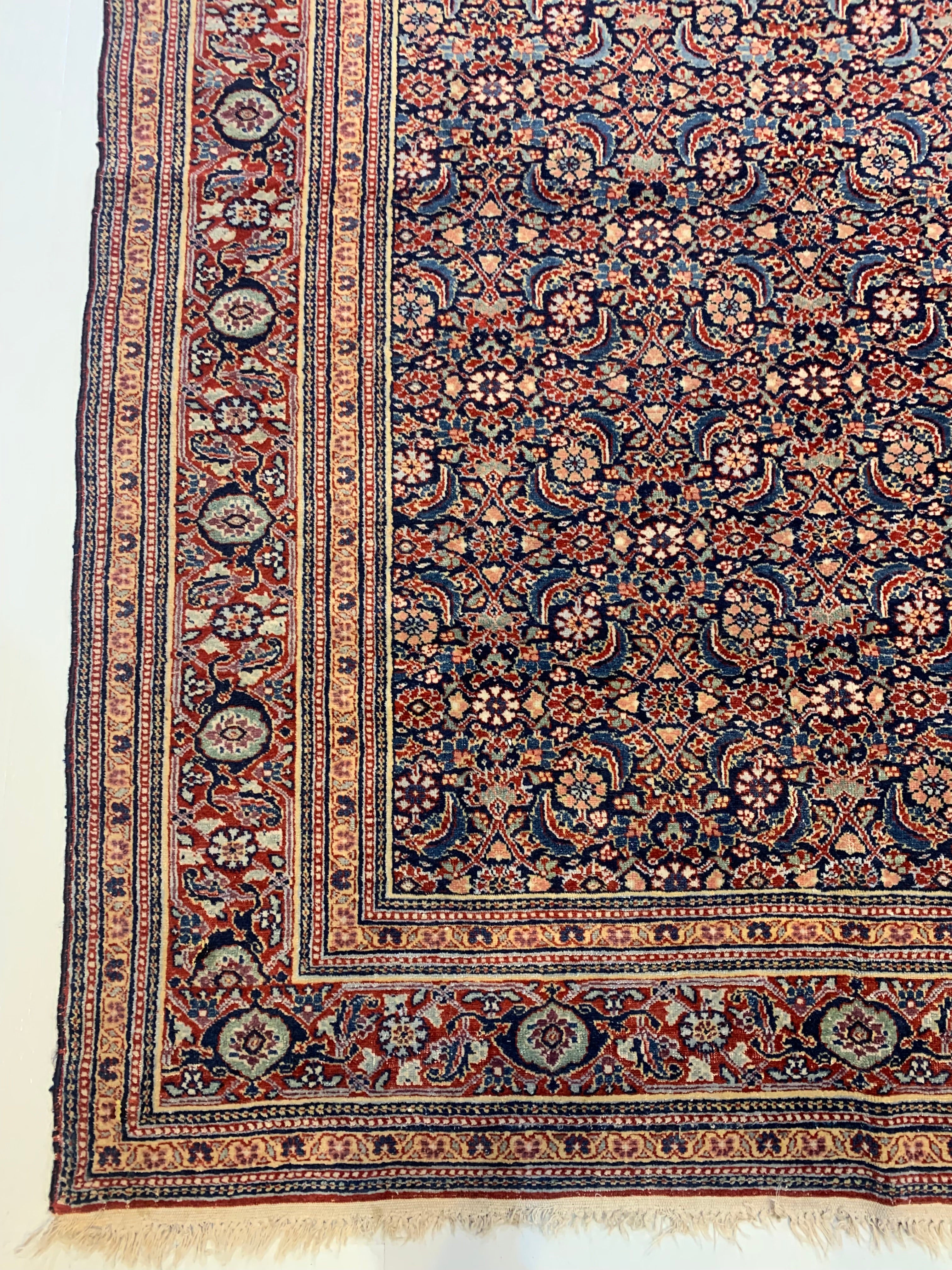 Antique Persian Tabriz Rug, 190 × 148 cm, Circa 1920