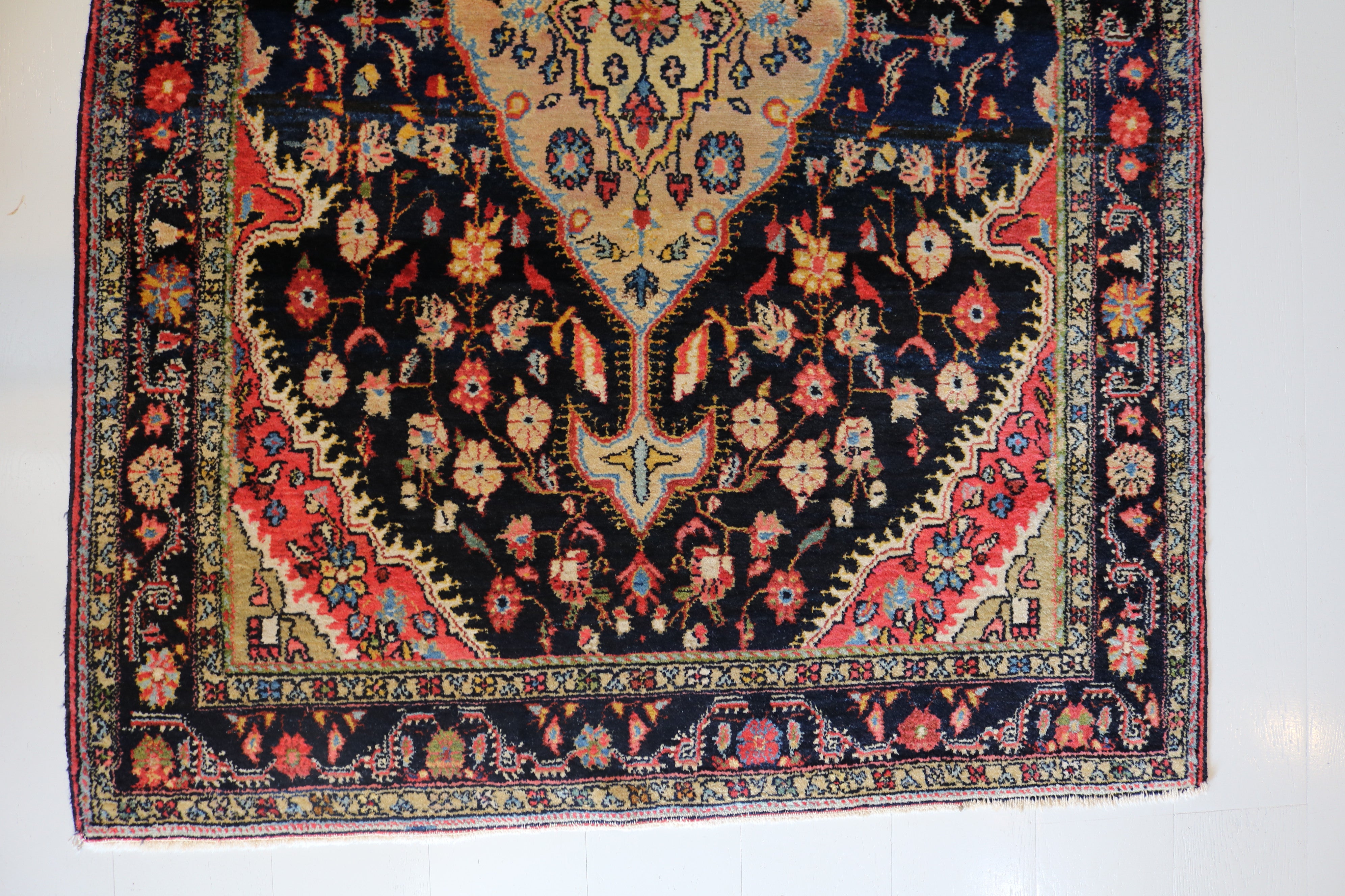 Antique Persian Jozan Rug, 191 × 131 cm, Circa 1920
