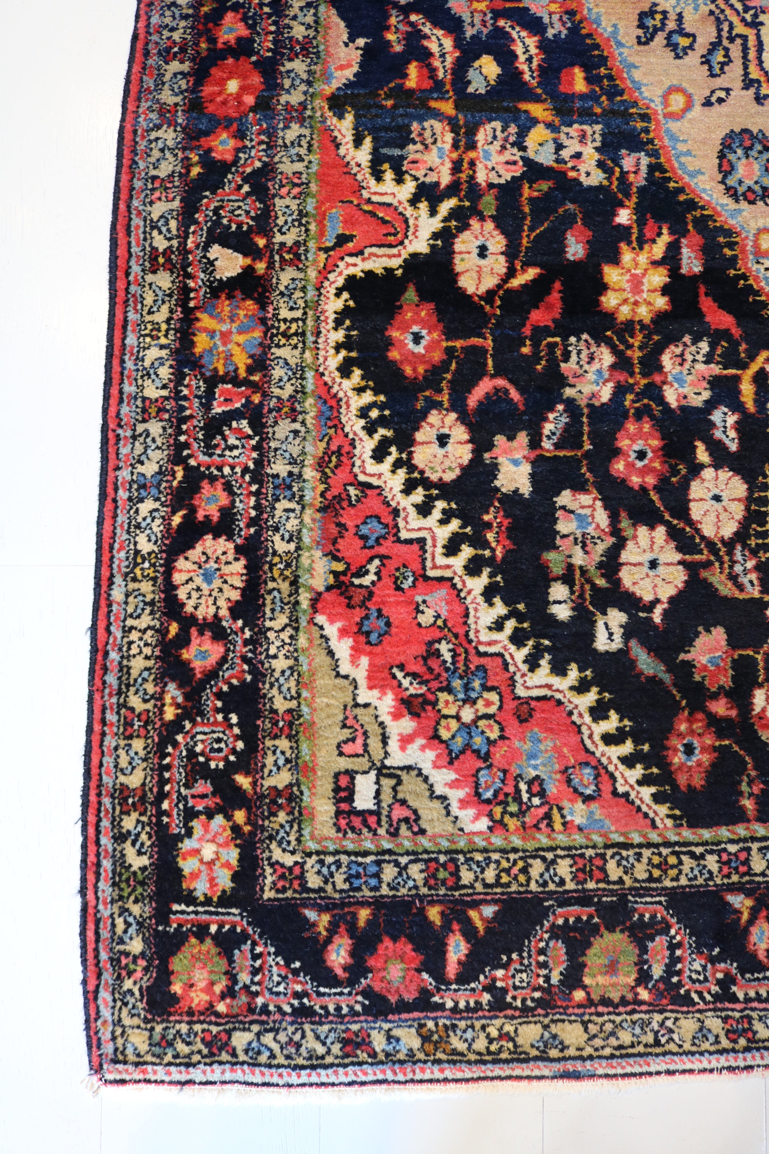 Antique Persian Jozan Rug, 191 × 131 cm, Circa 1920