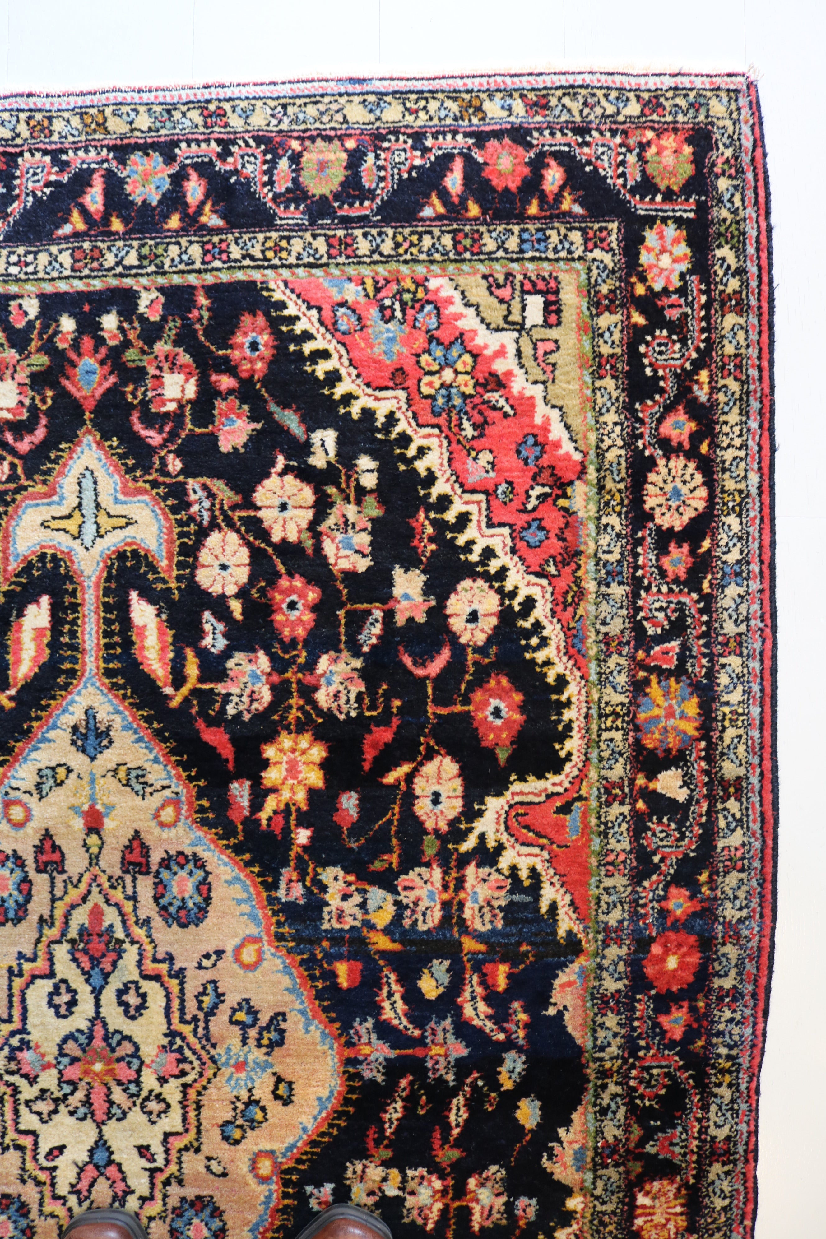 Antique Persian Jozan Rug, 191 × 131 cm, Circa 1920