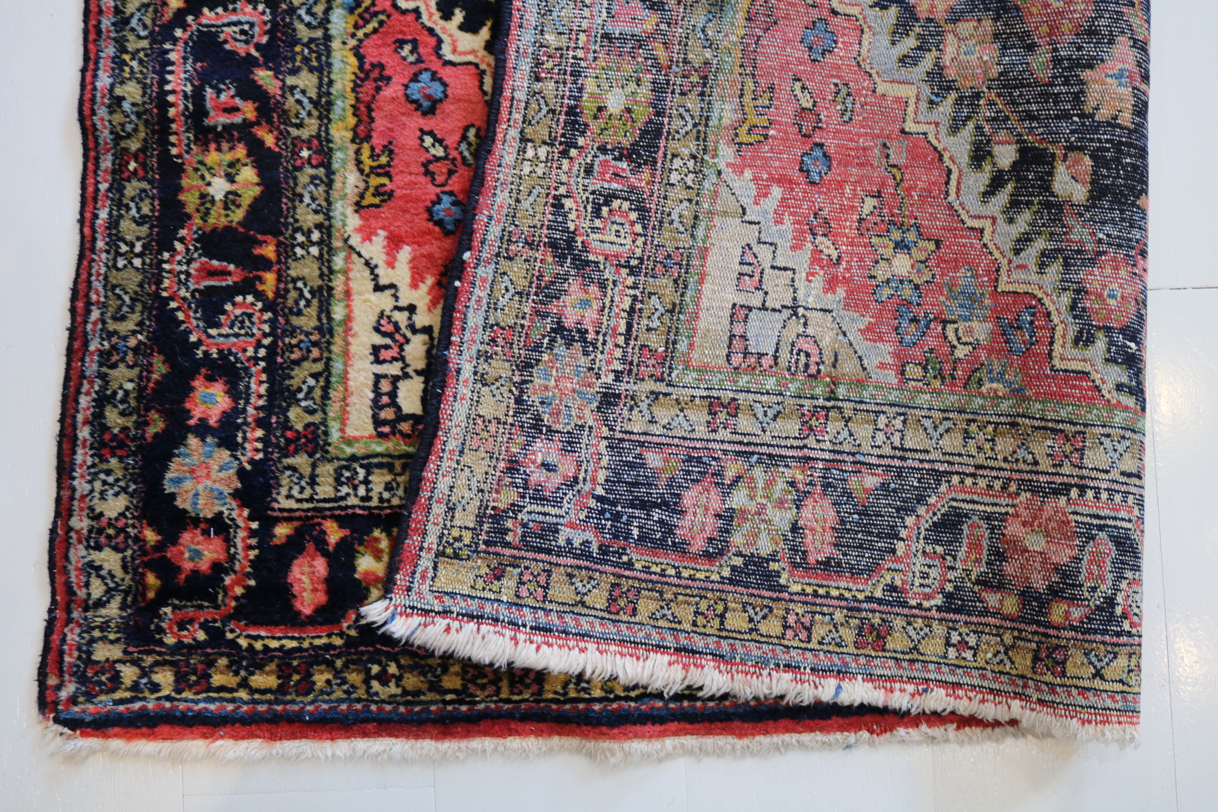 Antique Persian Jozan Rug, 191 × 131 cm, Circa 1920