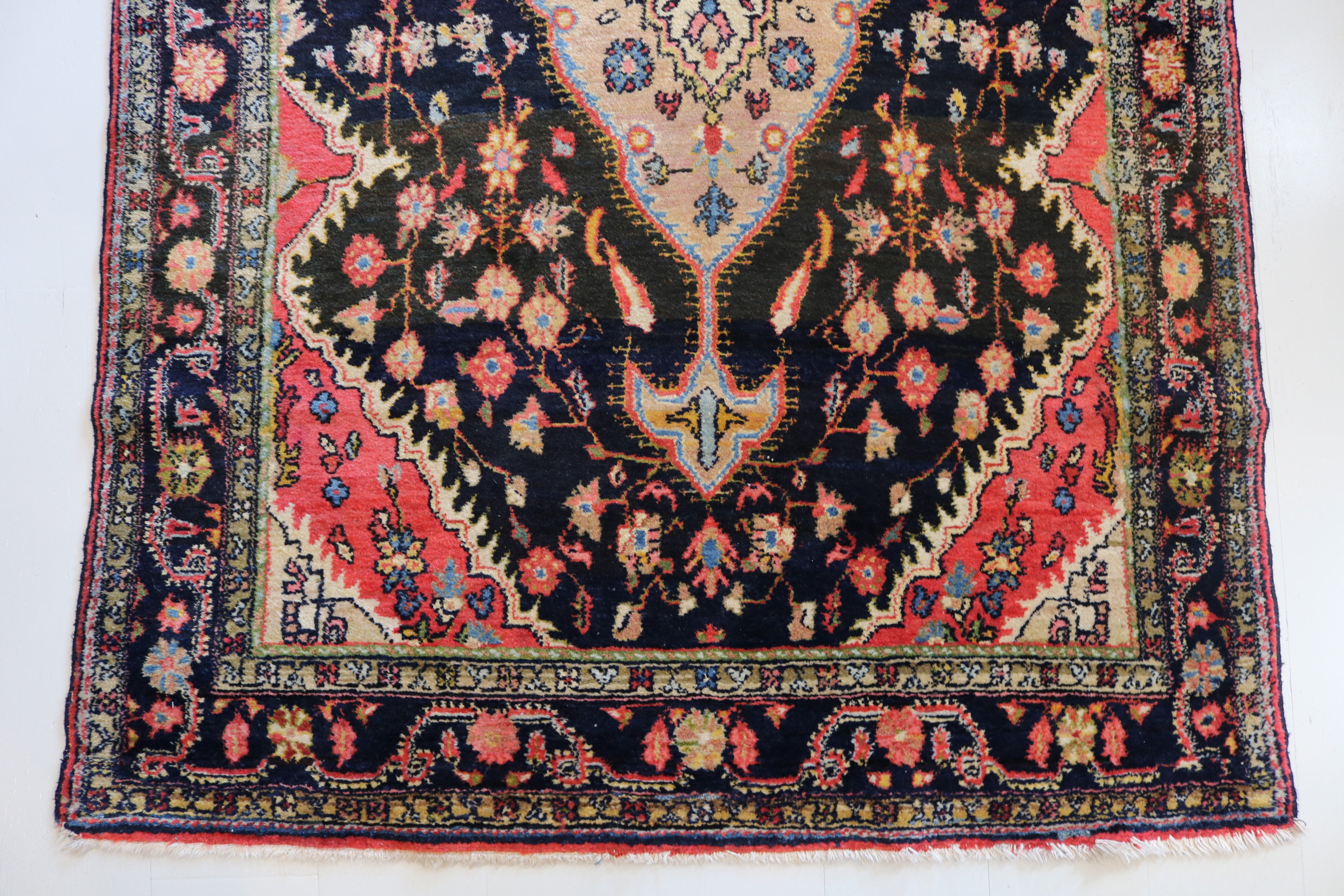 Antique Persian Jozan Rug, 191 × 131 cm, Circa 1920