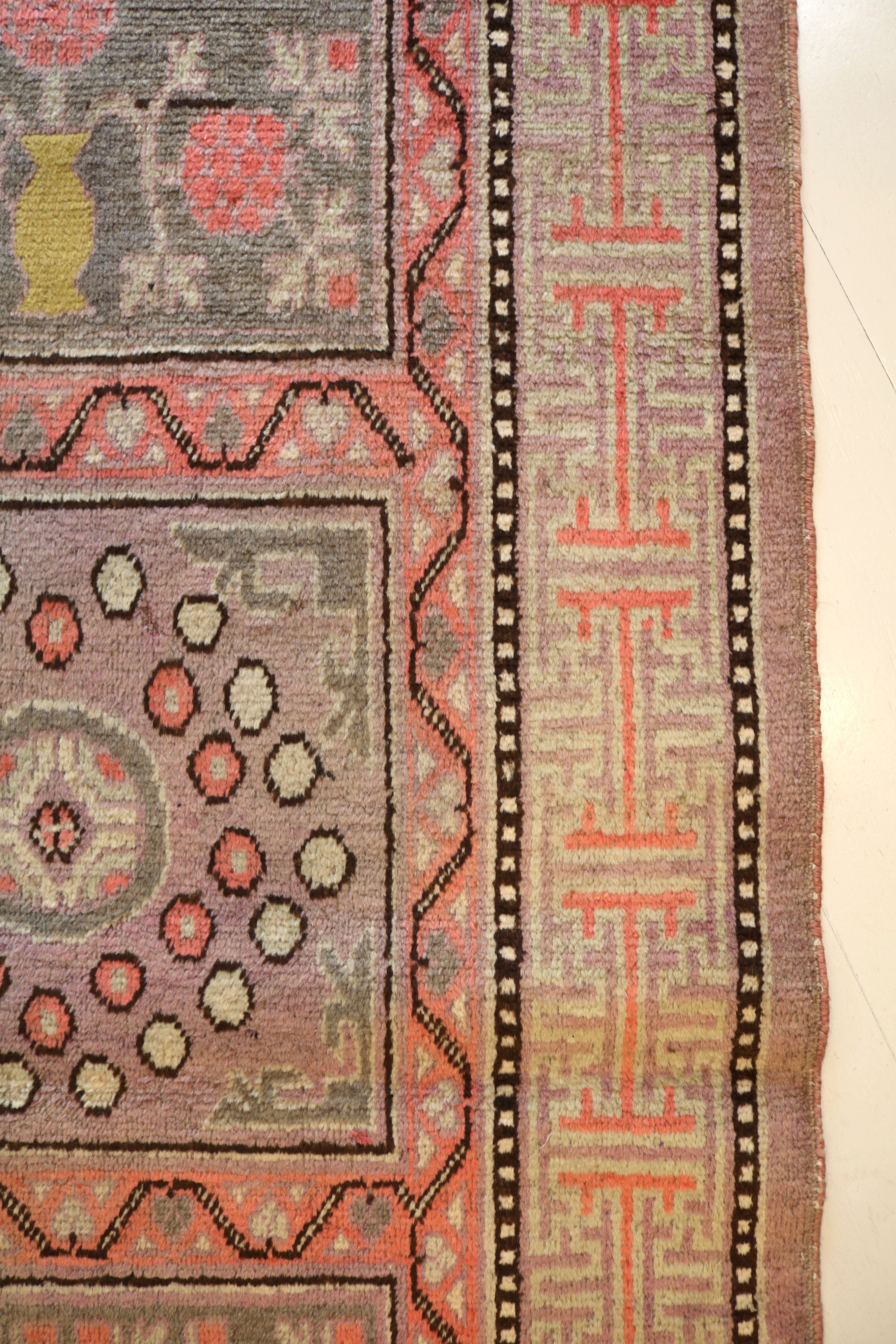 Antique East Turkestan Qotan (Khotan) Rug, 275 × 138 cm, Circa 1900