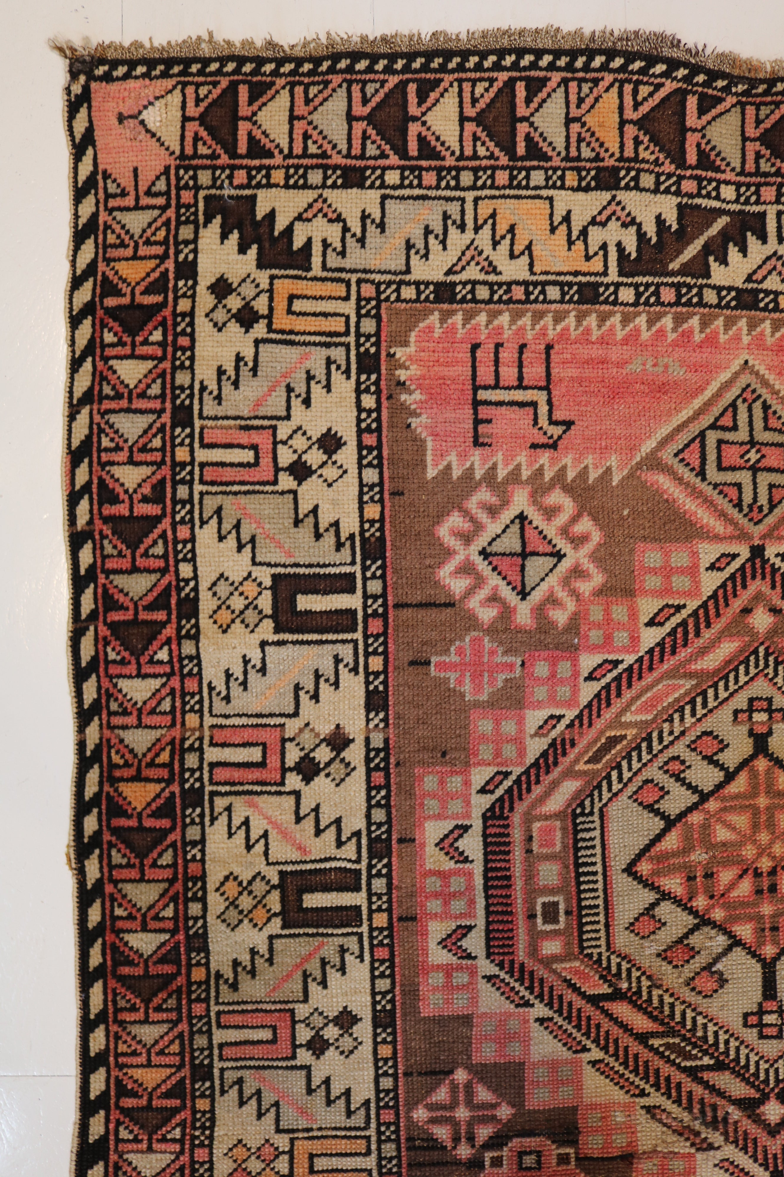 Antique Caucasian Shirvan Rug, 255 × 152 cm, Circa 1900
