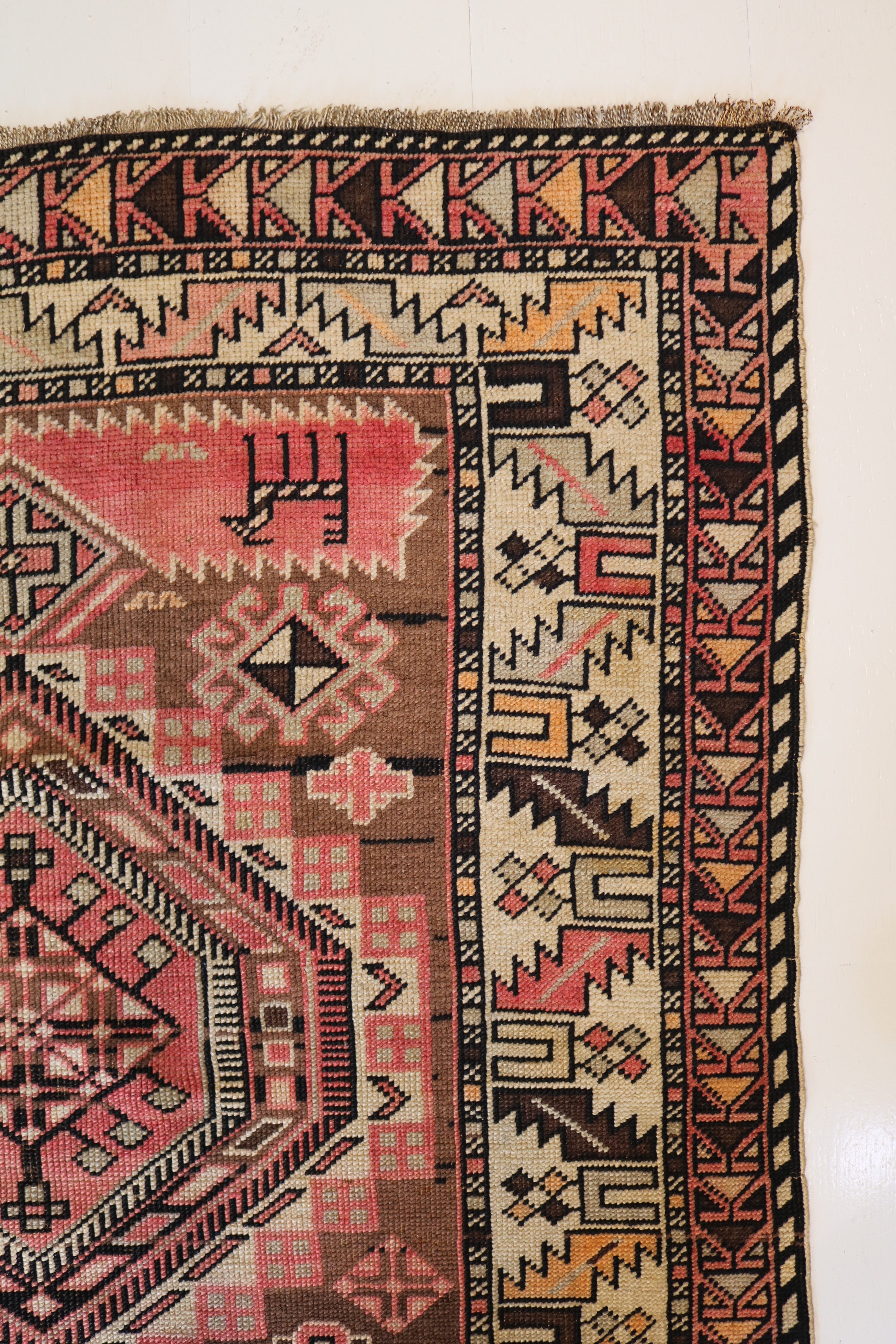 Antique Caucasian Shirvan Rug, 255 × 152 cm, Circa 1900