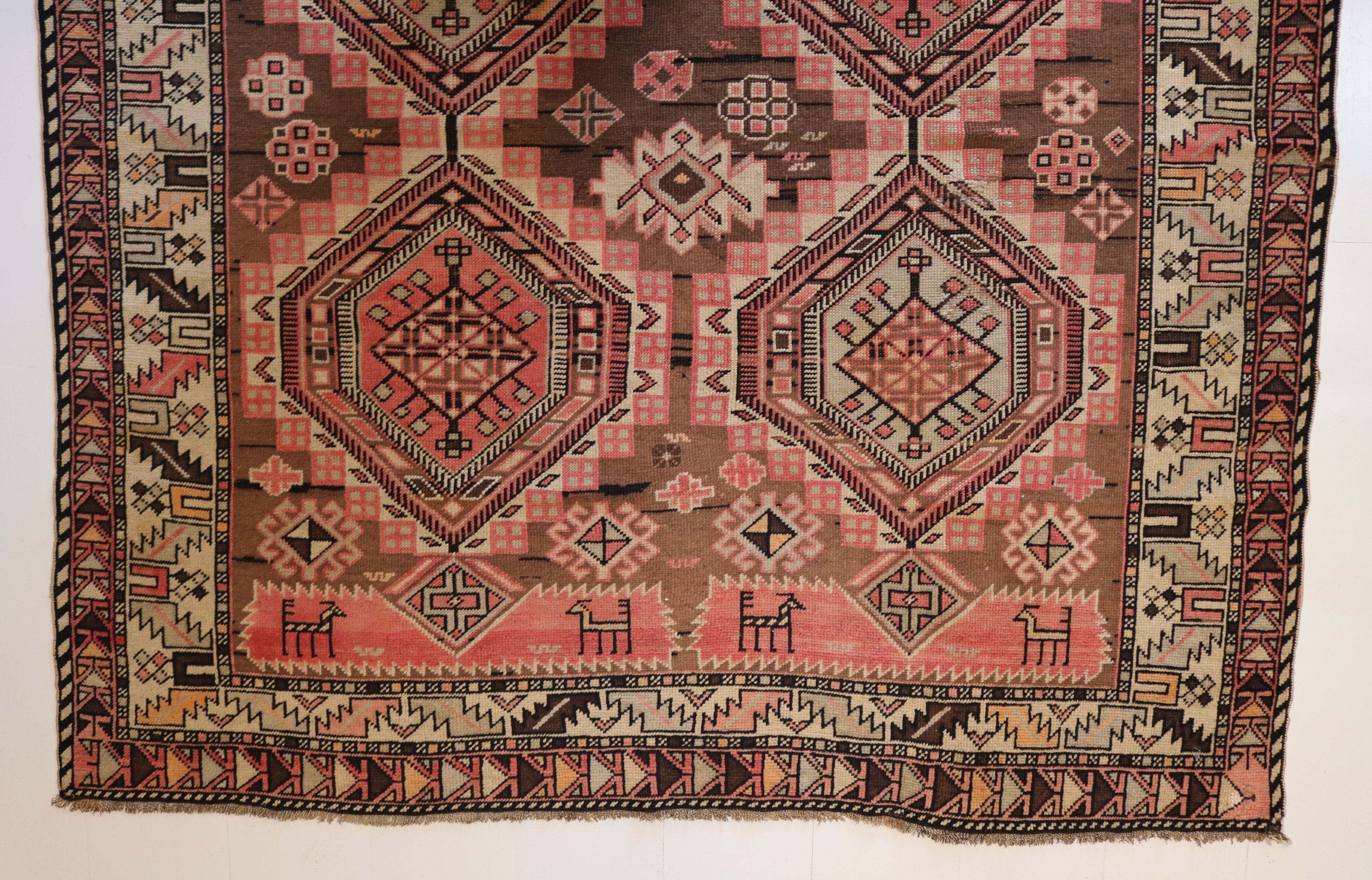 Antique Caucasian Shirvan Rug, 255 × 152 cm, Circa 1900
