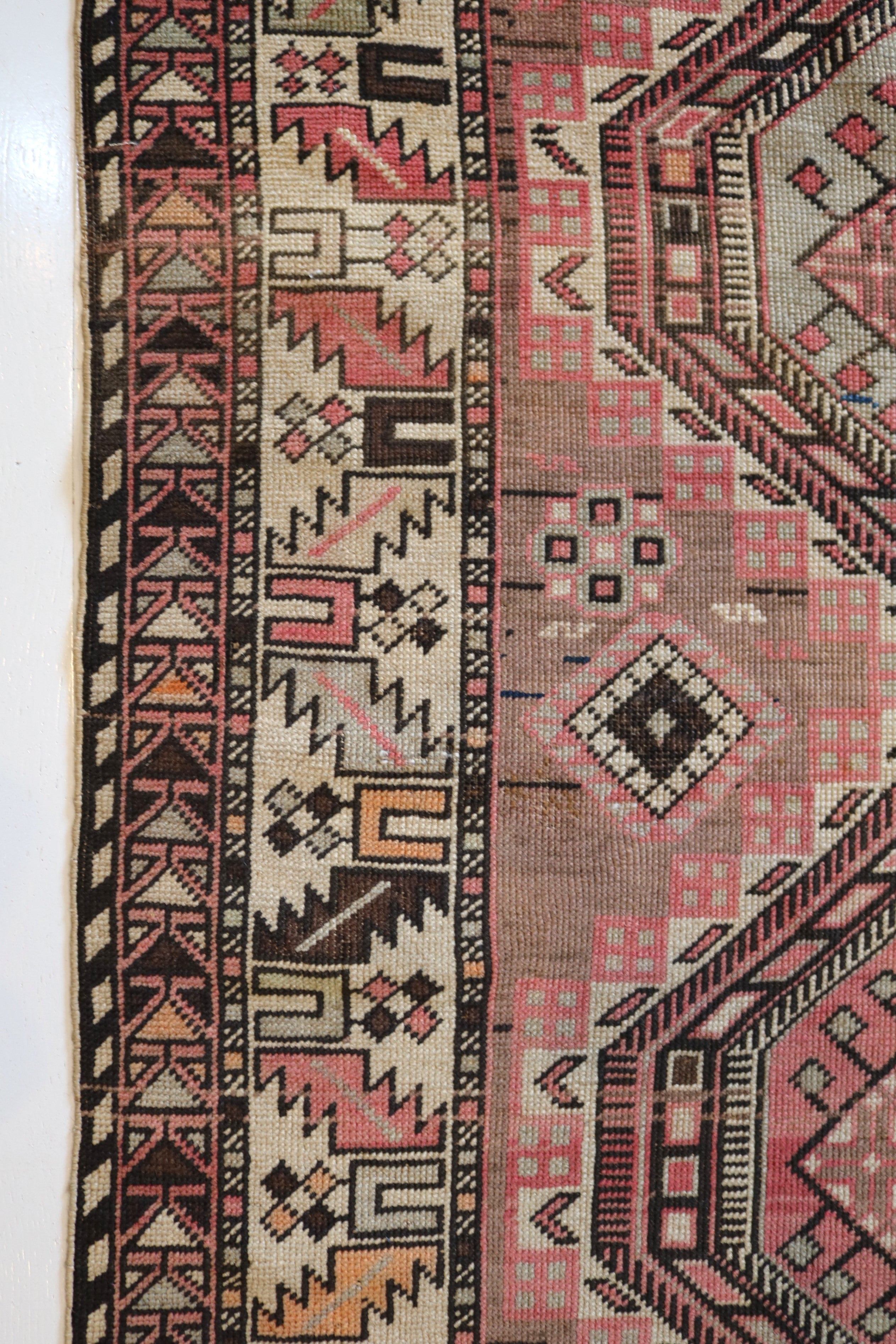Antique Caucasian Shirvan Rug, 255 × 152 cm, Circa 1900