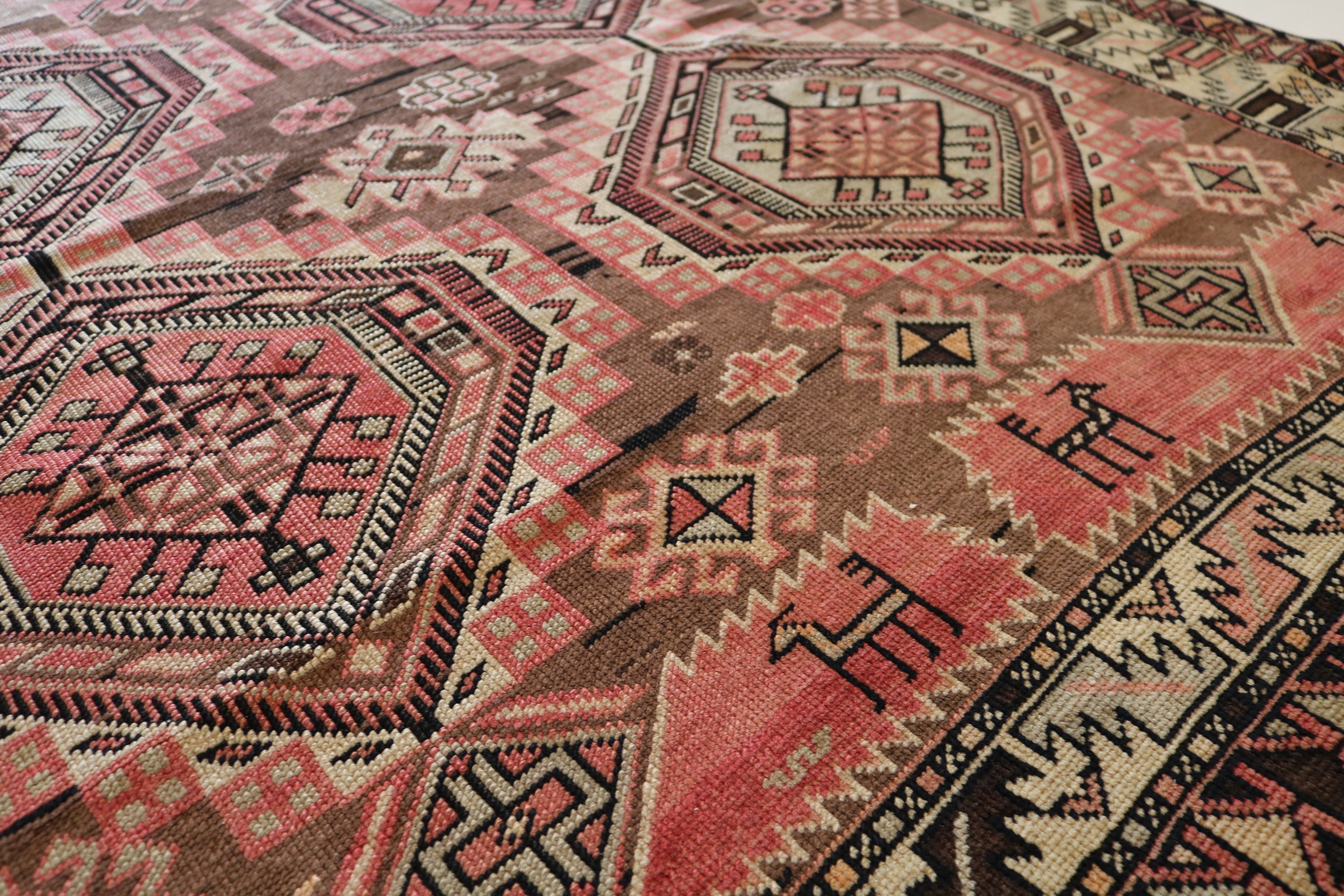 Antique Caucasian Shirvan Rug, 255 × 152 cm, Circa 1900