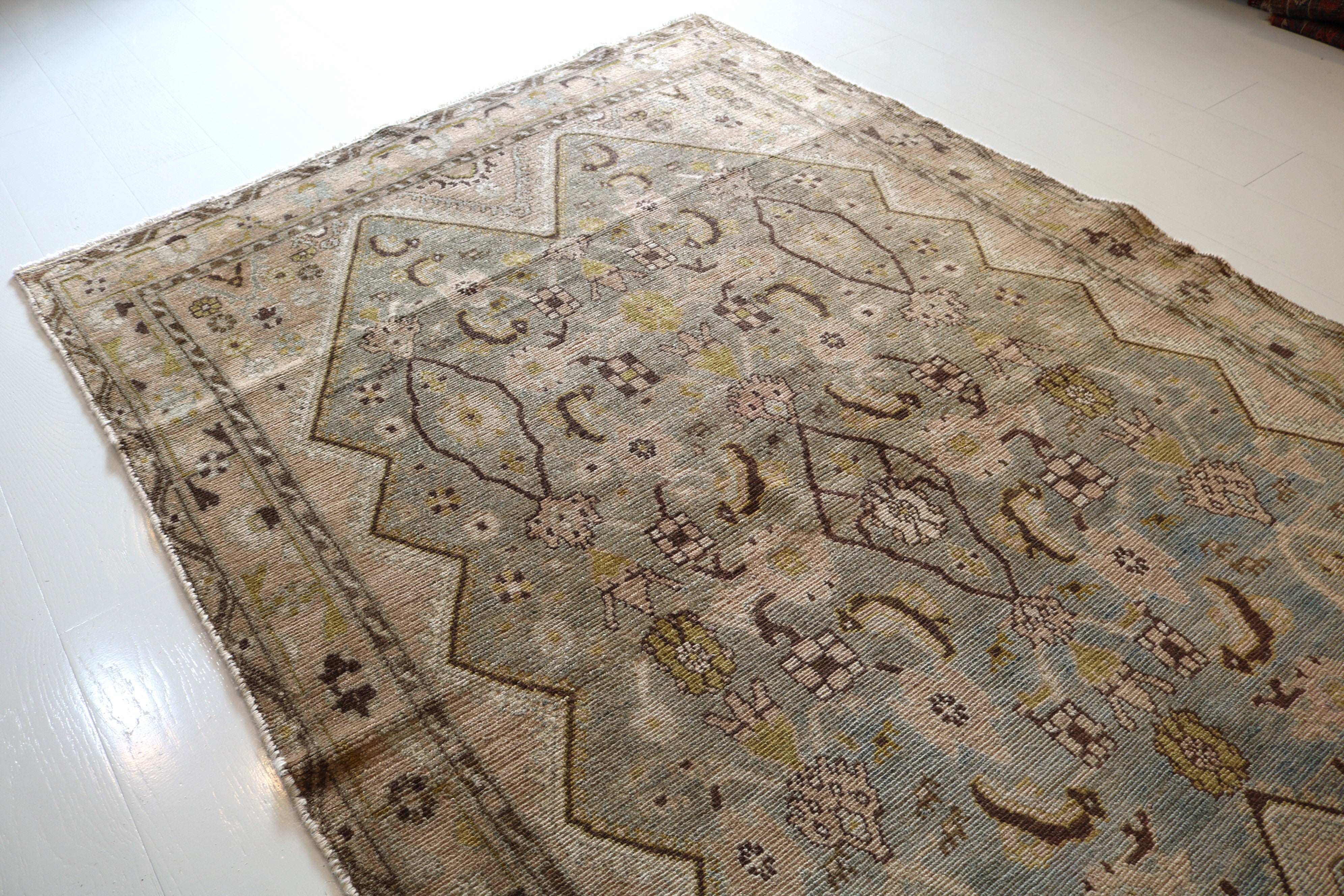 Antique Persian Malayer Rug, 230 × 143 cm, Circa 1940
