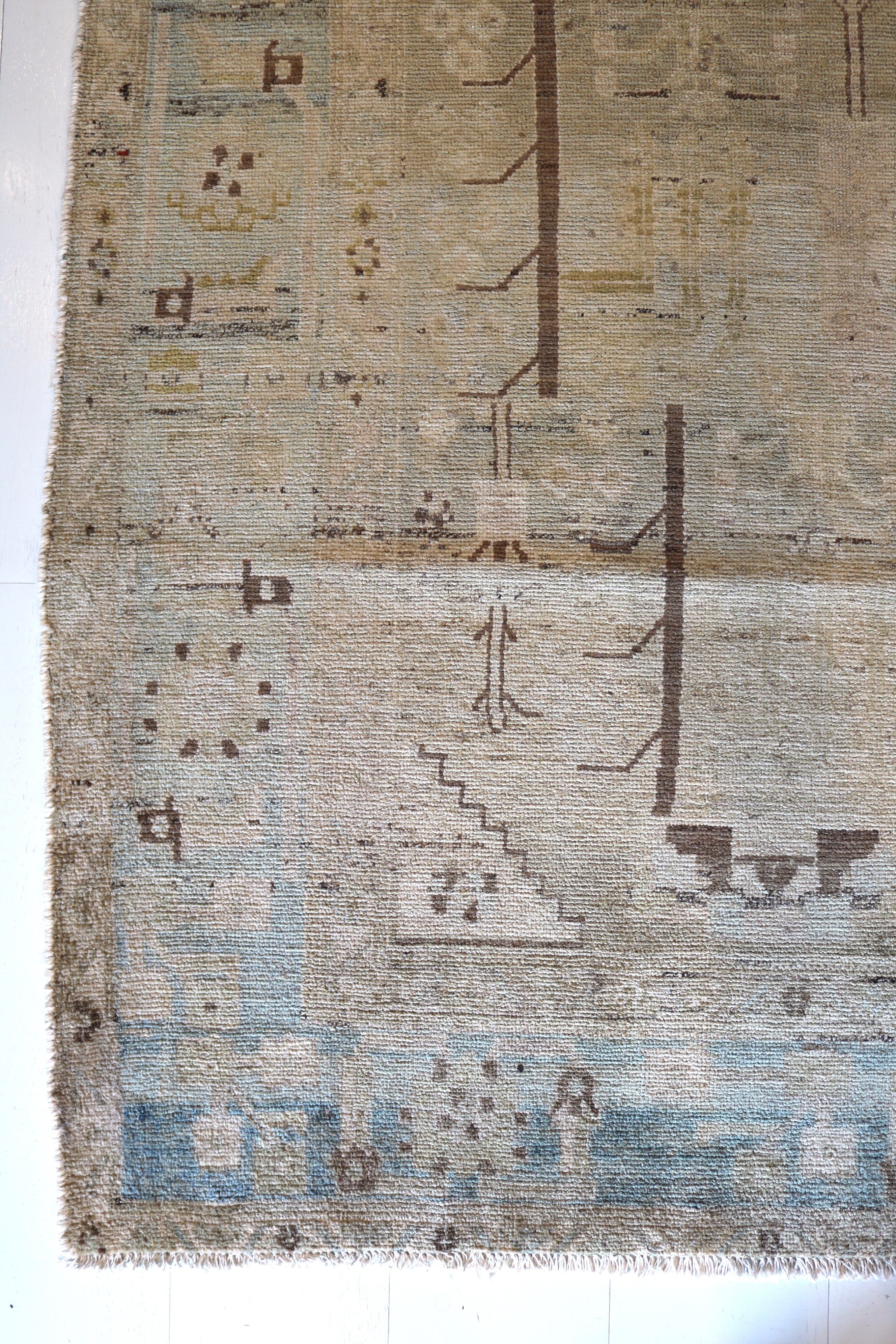 Antique Persian Malayer Rug, 225 × 160 cm, Circa 1920
