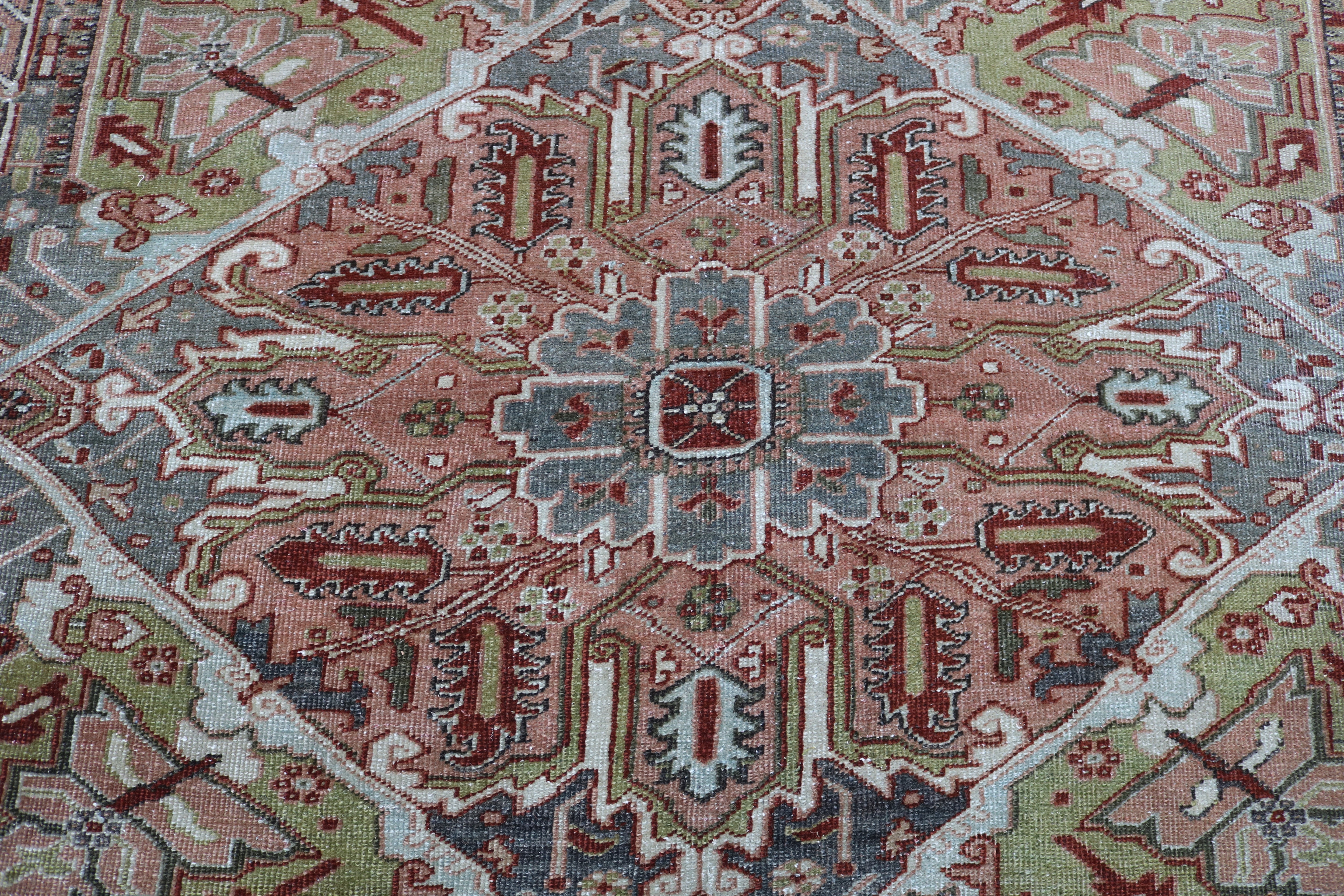Antique Persian Heriz Carpet, 403 × 292 cm, Circa 1930