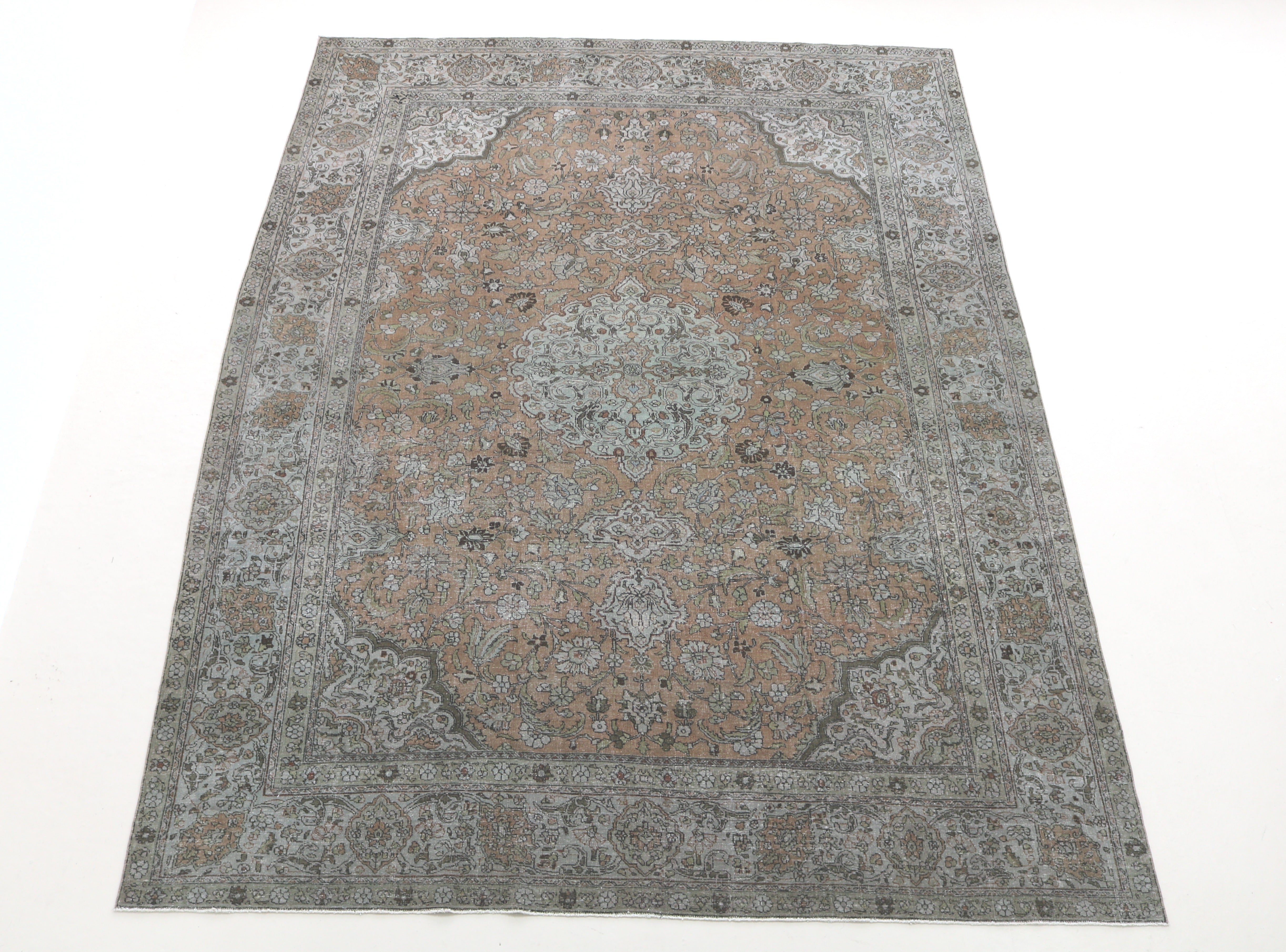 Antique Persian Tabriz Carpet, 300 × 220 cm, Circa 1930