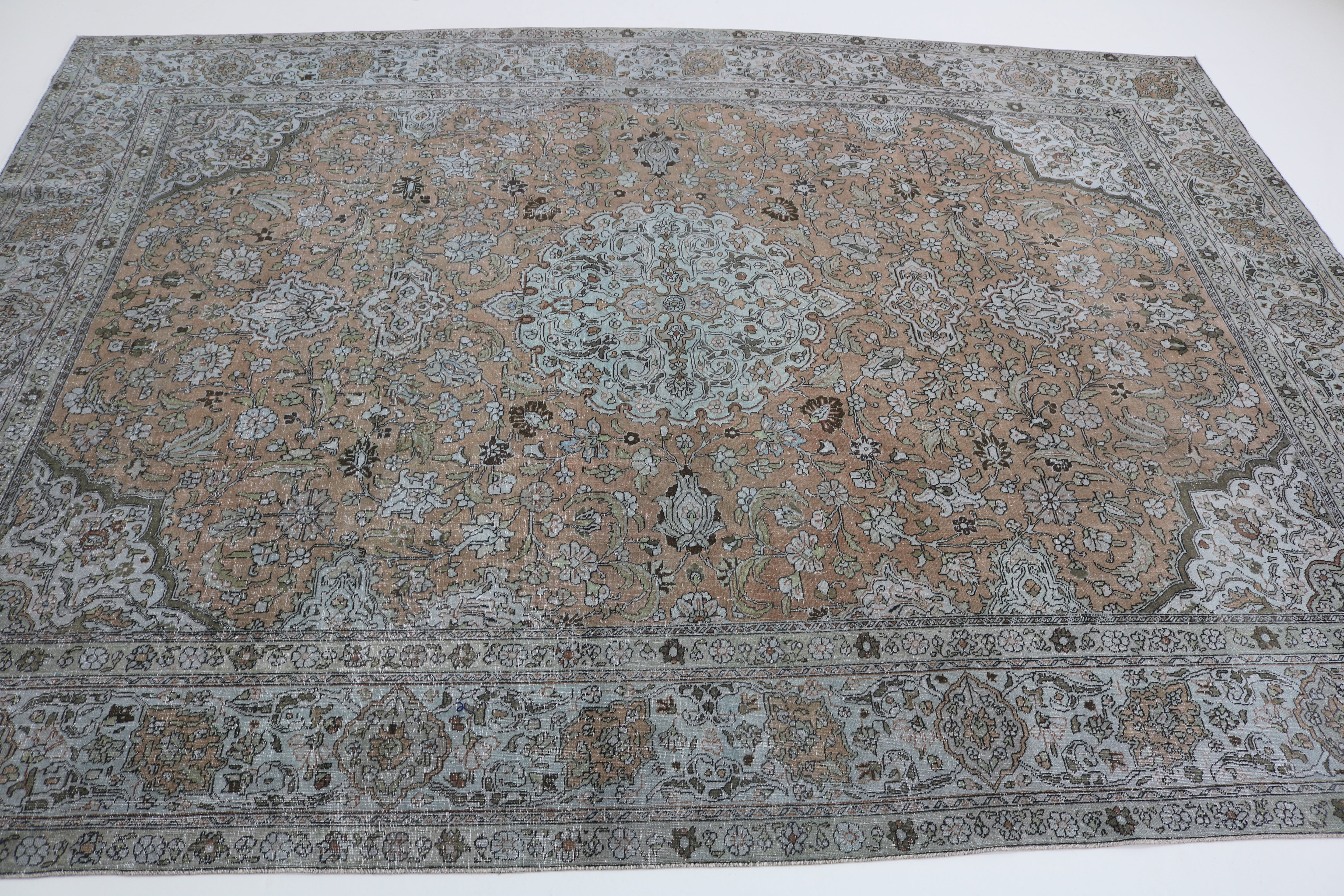 Antique Persian Tabriz Carpet, 300 × 220 cm, Circa 1930