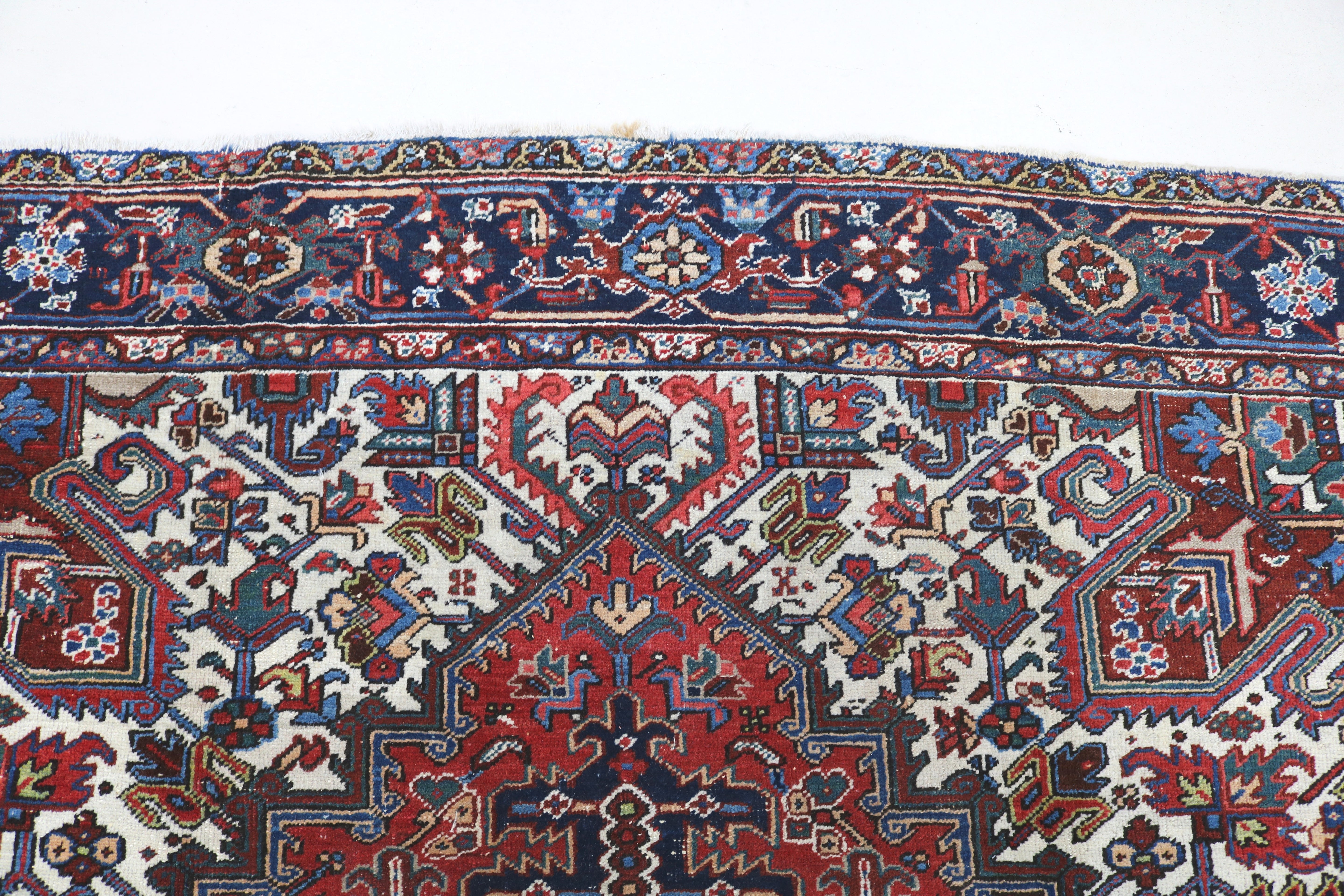 Antique Persian Heriz Carpet, 312 × 251 cm, Circa 1930
