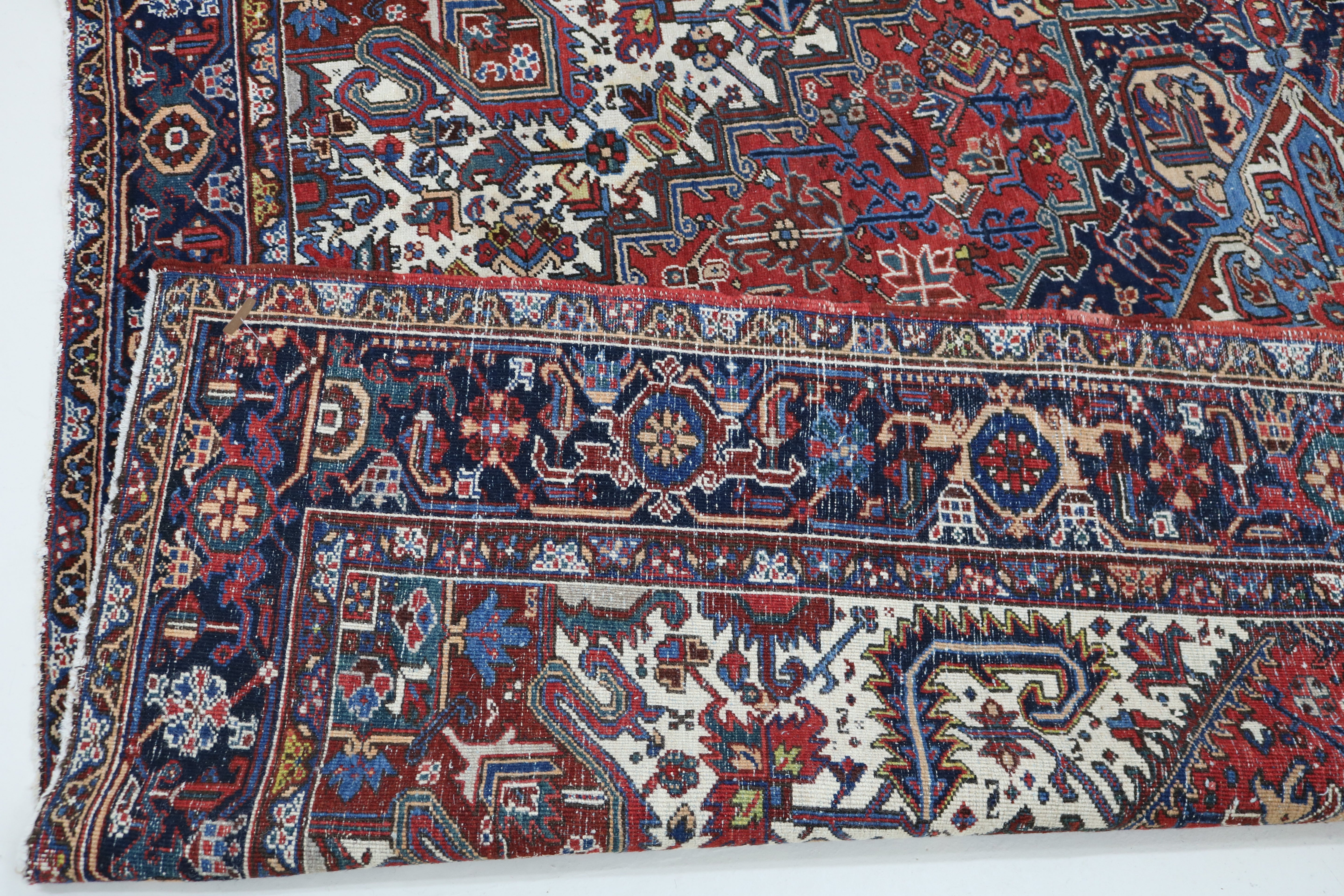 Antique Persian Heriz Carpet, 312 × 251 cm, Circa 1930
