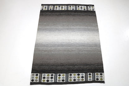 Vintage Swedish Kilim Rug, 200 × 138 cm (circa 1950s–1960s)