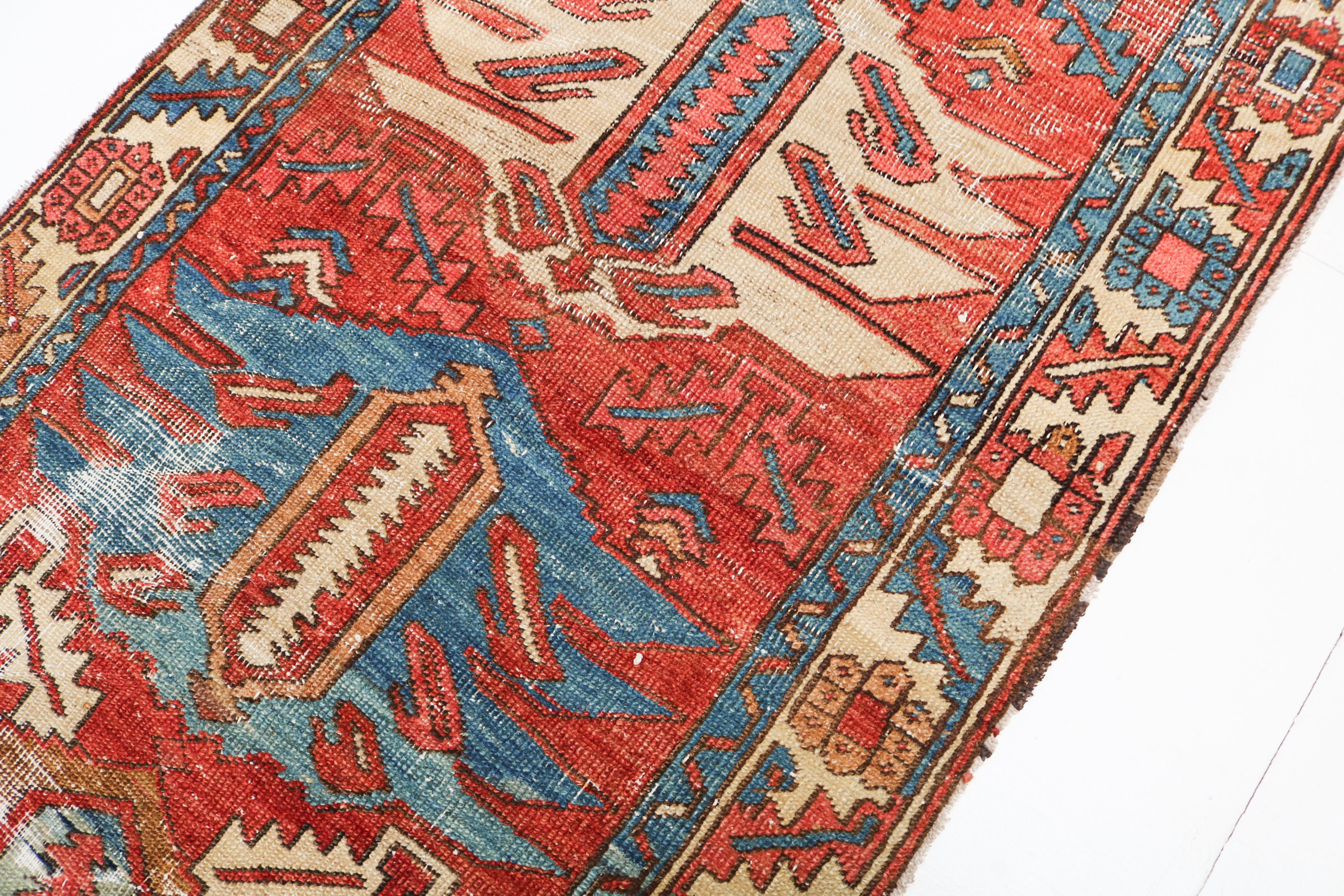 Antique Persian Bakhshayesh Runner 311 × 80 cm circa 1890