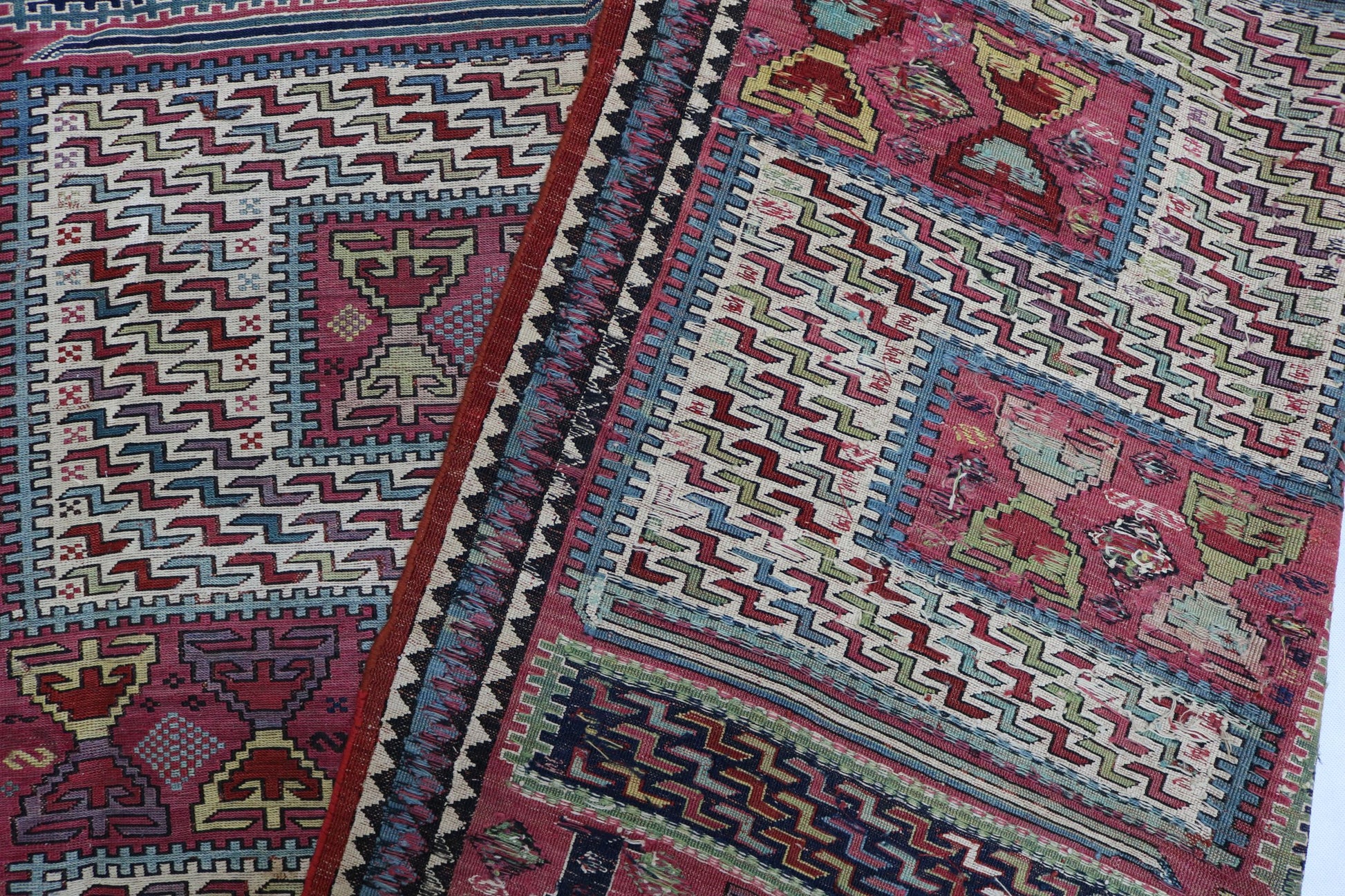 Old Antique Handmade Caucasian Zilleh Silleh rug - Hakiemie Rug Gallery