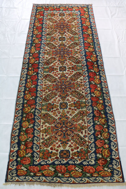 Antique Caucasian Zeichur runner - Hakiemie Rug Gallery