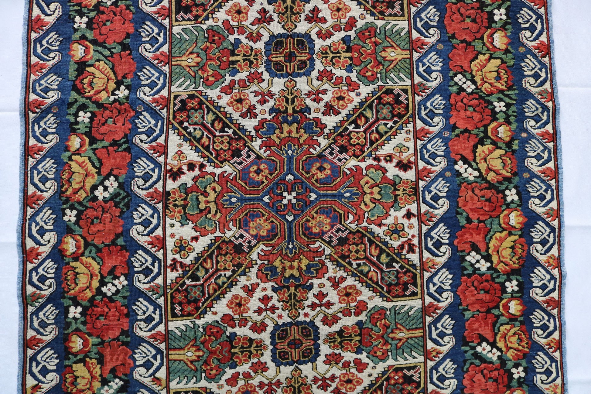Antique Caucasian Zeichur runner - Hakiemie Rug Gallery