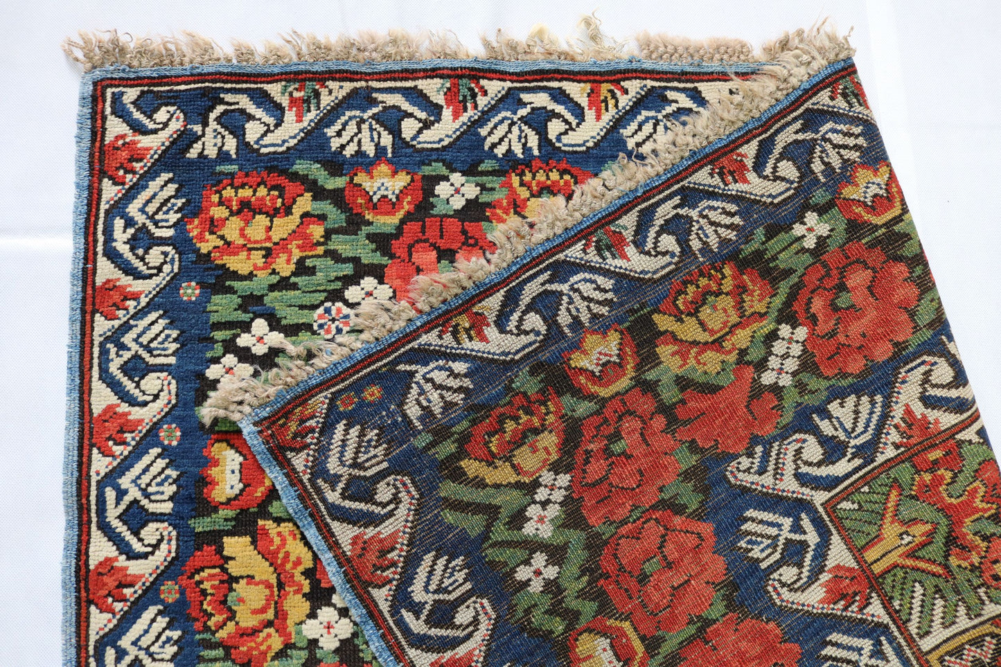 Antique Caucasian Zeichur runner - Hakiemie Rug Gallery