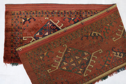 Antique Turkman Ersari Torba - Hakiemie Rug Gallery