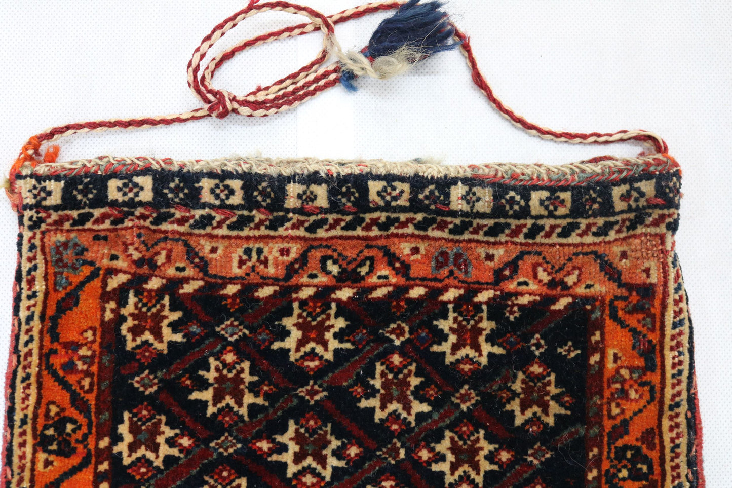 Antique Persian Qashqai small bag - Hakiemie Rug Gallery