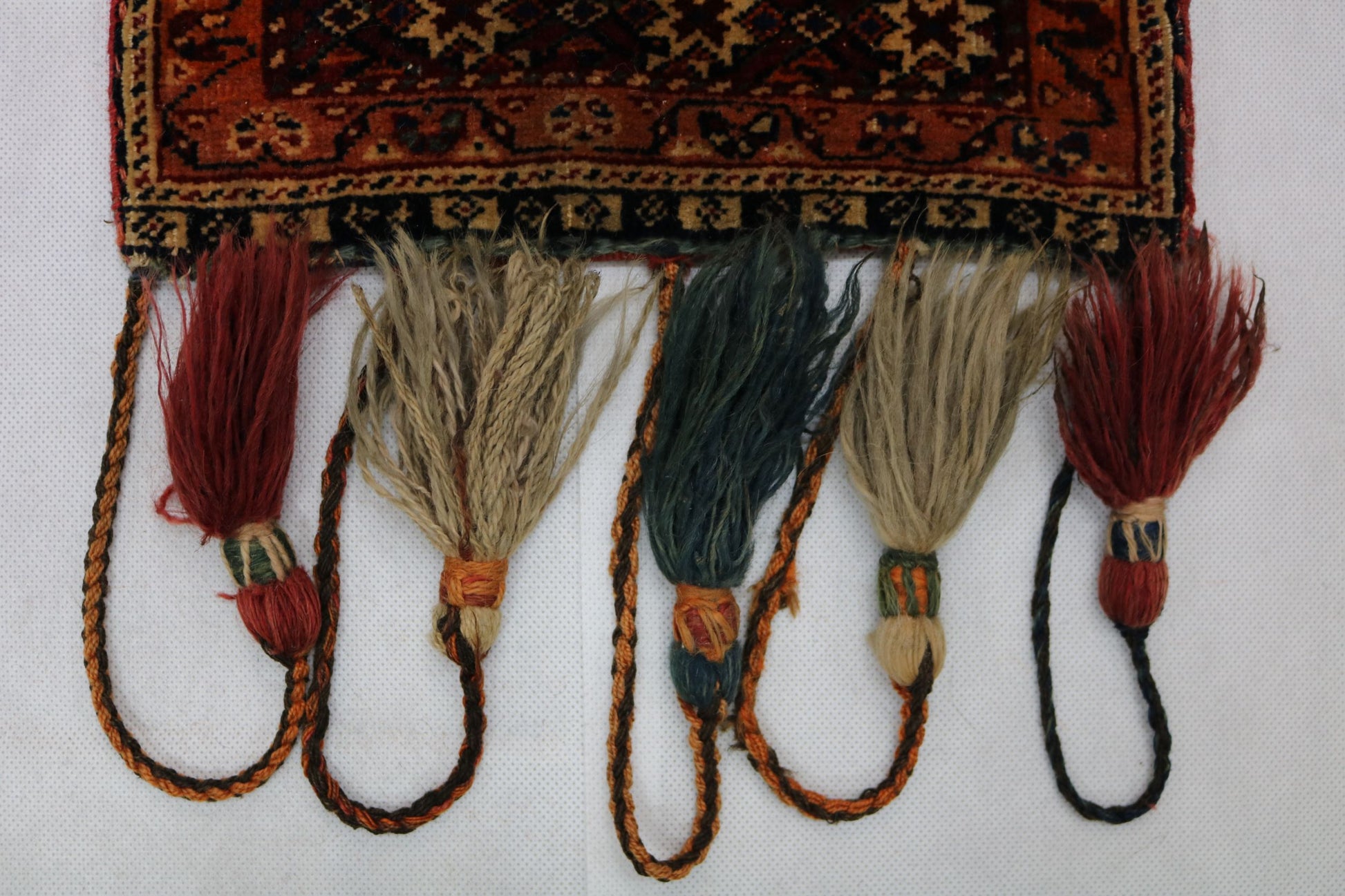 Antique Persian Qashqai small bag - Hakiemie Rug Gallery