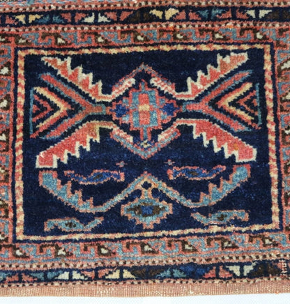 Antique Persian Afshar small bag - Hakiemie Rug Gallery