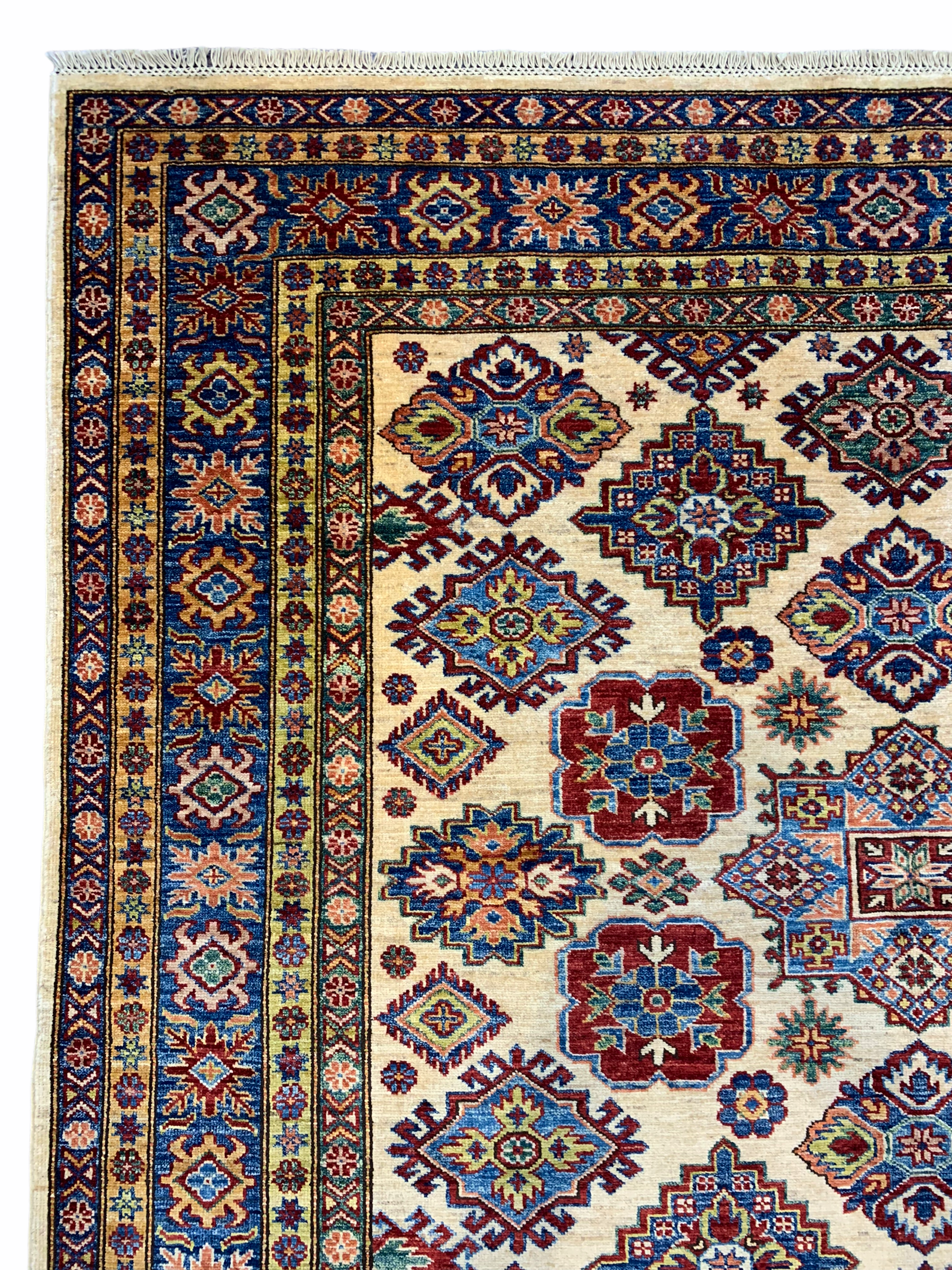 Afghan super kazak rug - Hakiemie Rug Gallery