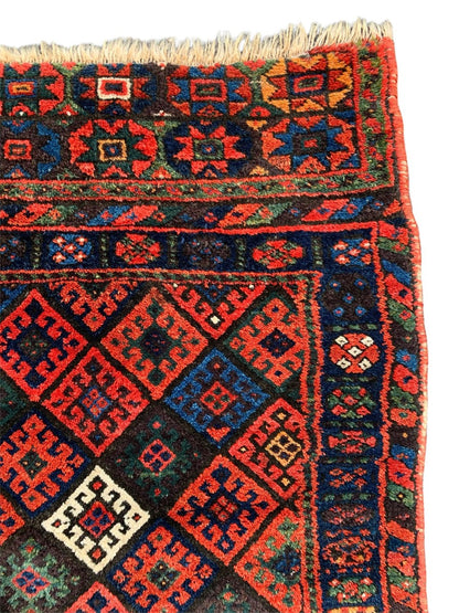 Beautiful Old Antique Handmade Kurdish Jaff bagface - Hakiemie Rug Gallery
