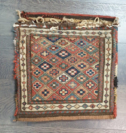 Antique Caucasian Sumak Shasavan bag - Hakiemie Rug Gallery