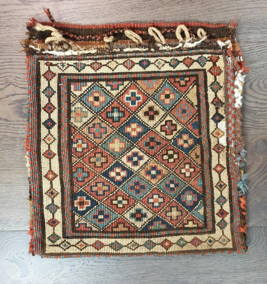 Antique Caucasian Sumak Shasavan bag - Hakiemie Rug Gallery