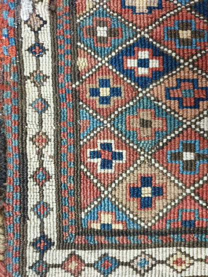 Antique Caucasian Sumak Shasavan bag - Hakiemie Rug Gallery