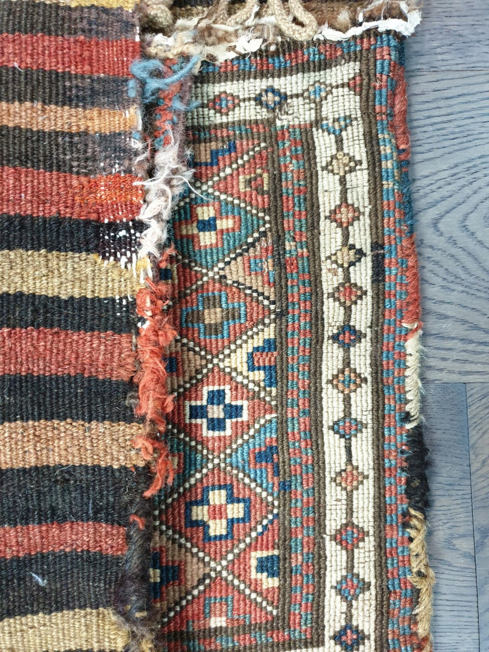 Antique Caucasian Sumak Shasavan bag - Hakiemie Rug Gallery