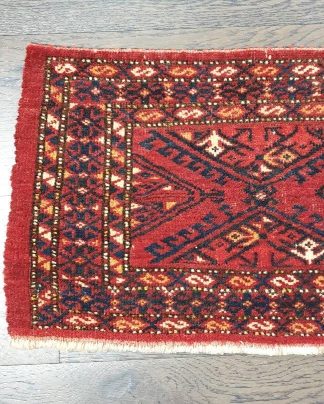 Wonderful old antique Turkmen Ersari Torba - Hakiemie Rug Gallery