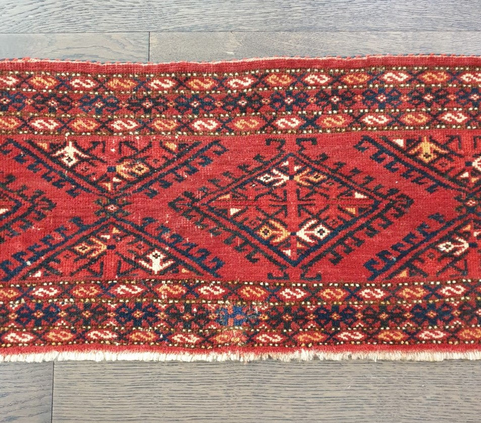 Wonderful old antique Turkmen Ersari Torba - Hakiemie Rug Gallery