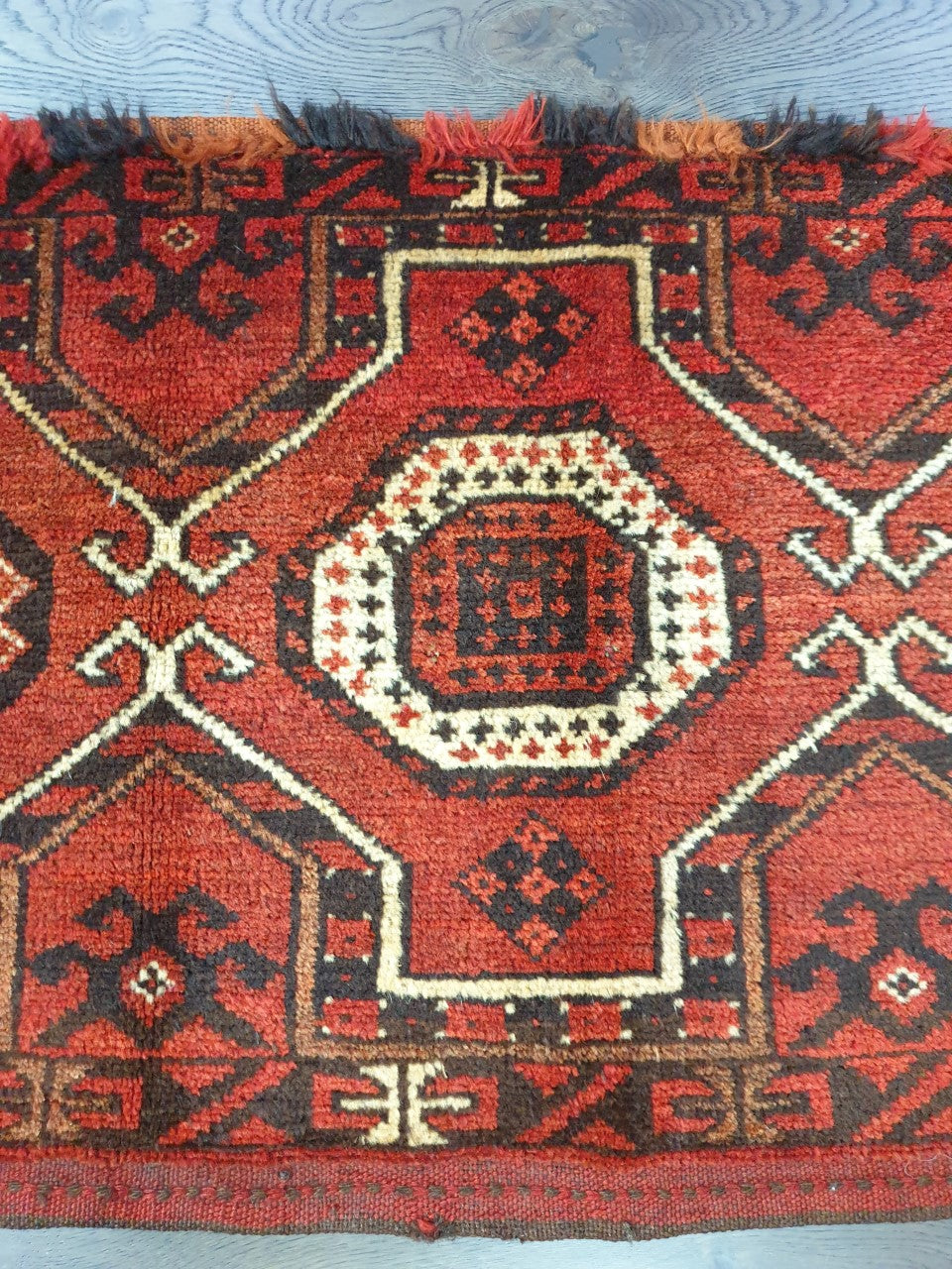 Amazing handmade antique Turkmen Ersari Torba - Hakiemie Rug Gallery