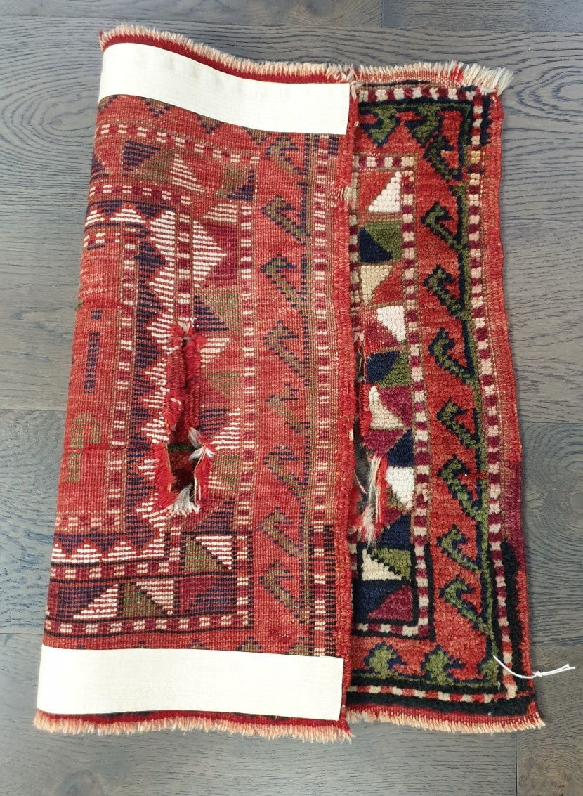 Amazing antique Caucasian Horse sedile cover - Hakiemie Rug Gallery