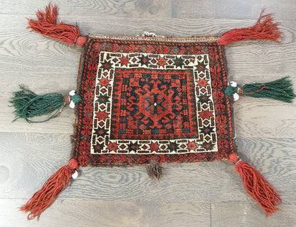 Amazing old antique decorative Balauch bag - Hakiemie Rug Gallery